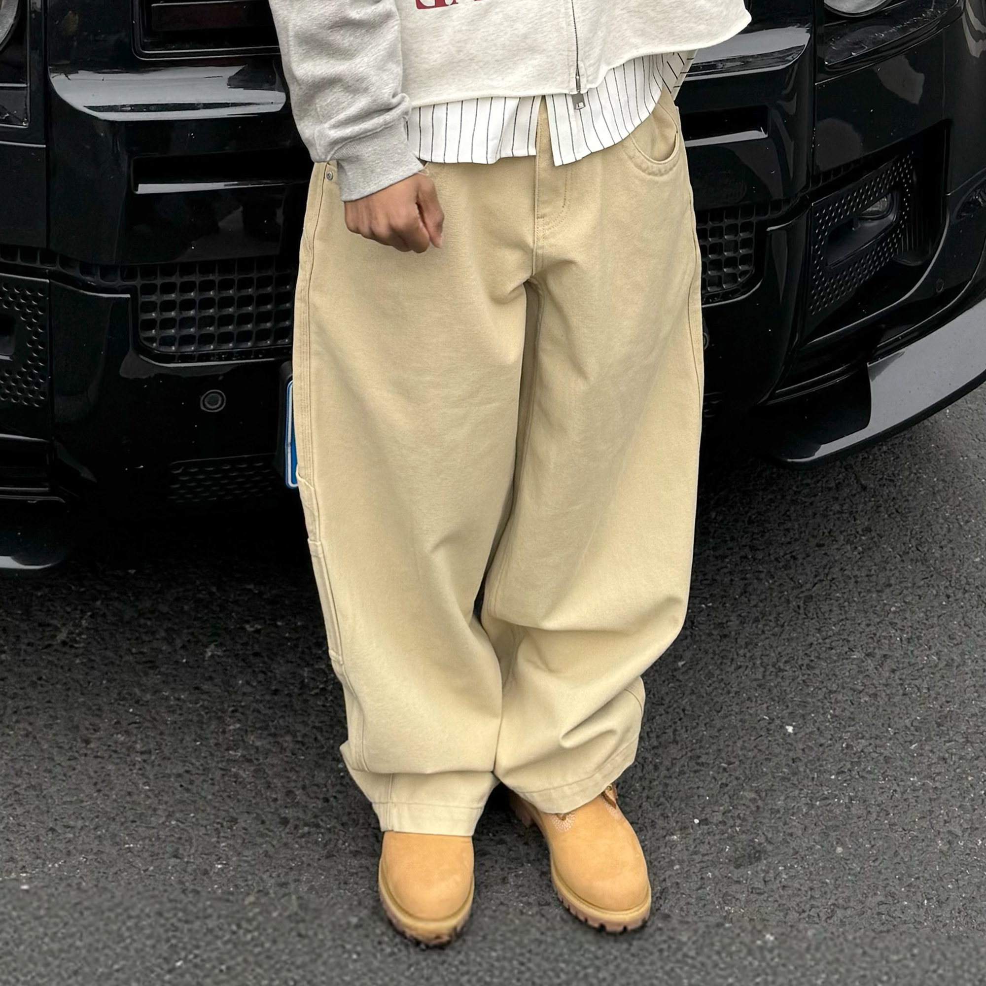 STEEPC Multi-Pocket Baggy Cargo Pants