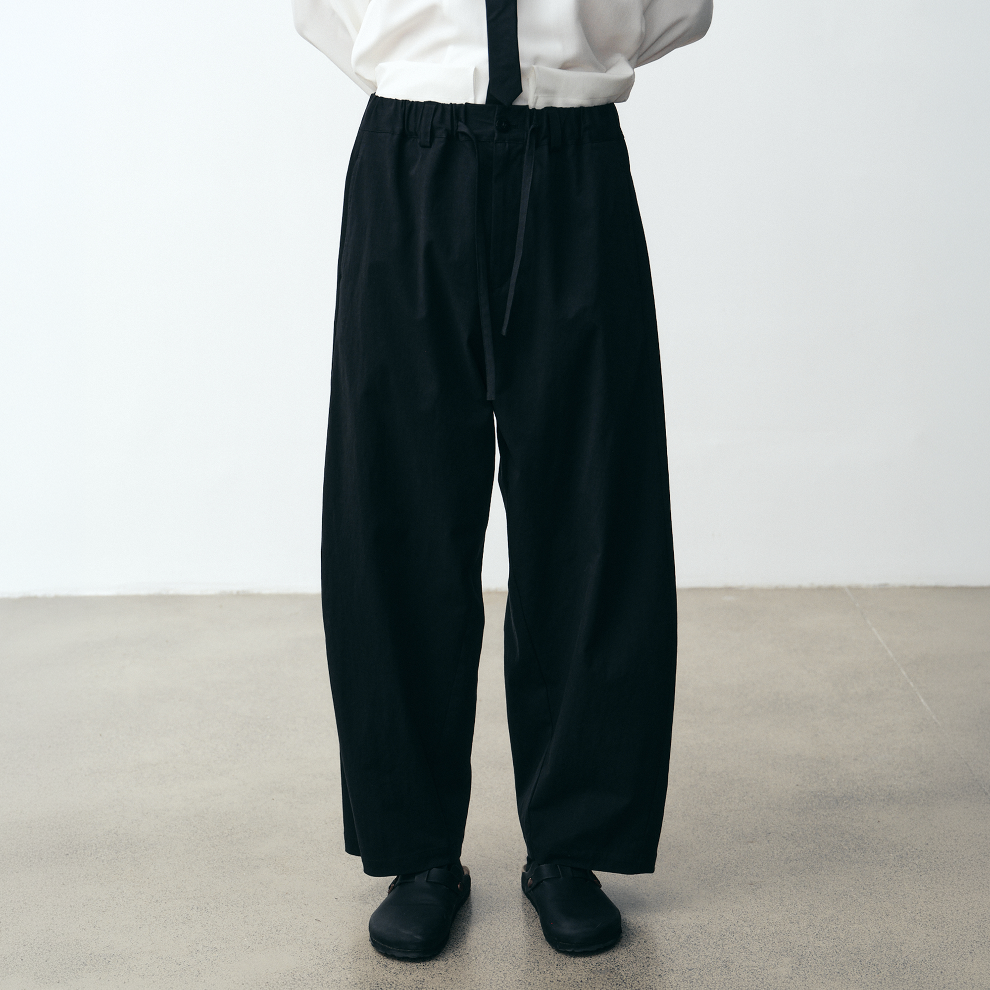 GRAINMUSTARD High-Waist Tie-Waist Pants