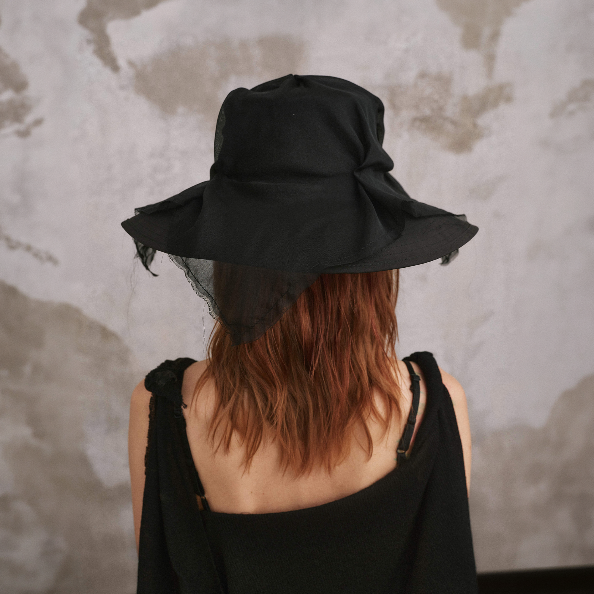 ILNya Nieternite Nifutur Mulberry Silk Veiled Sun Hat