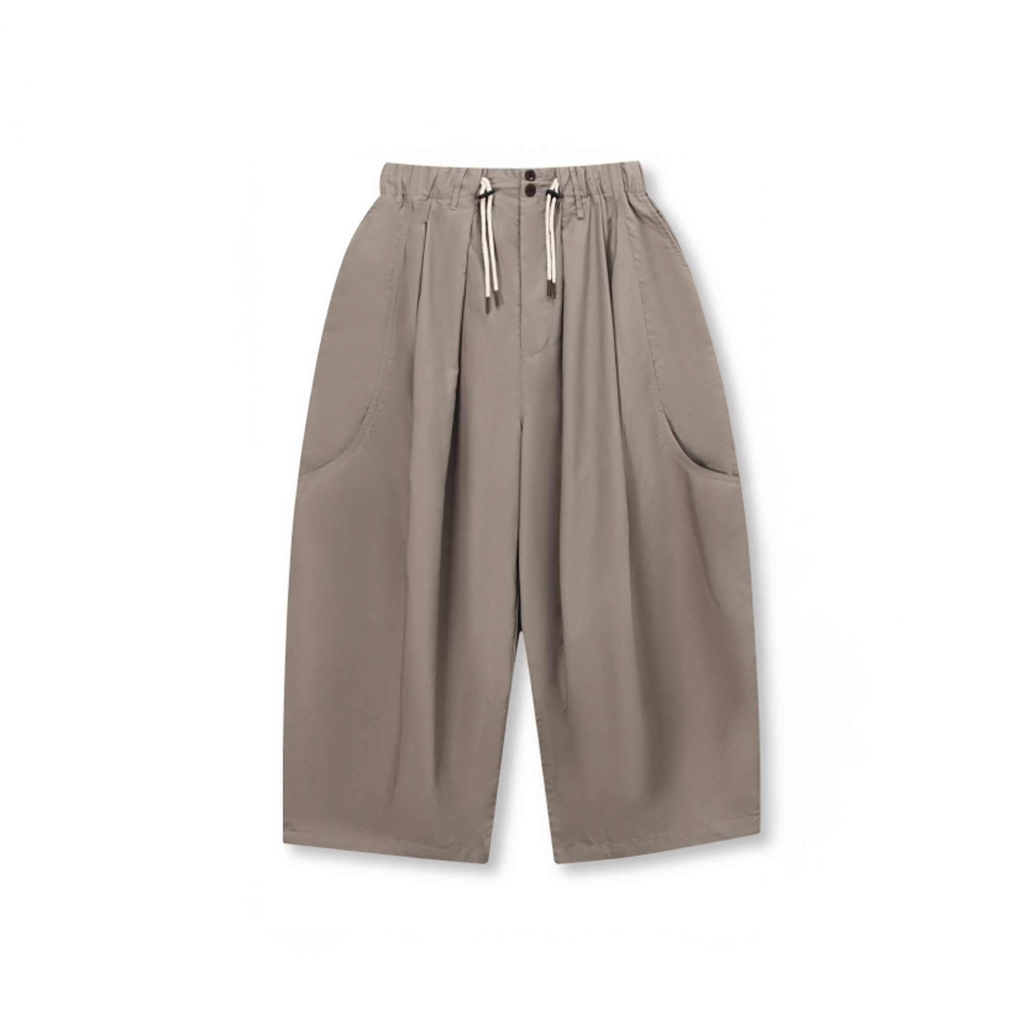 UNLIMITED MOTE Pleated Oversized Drawstring Balloon-Leg Pants