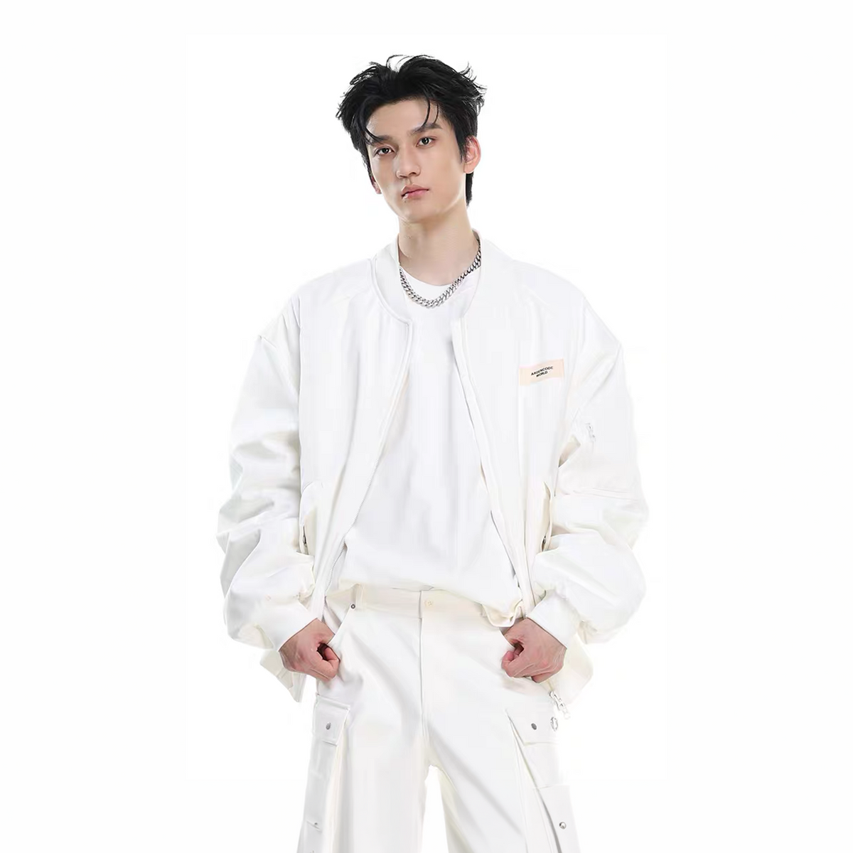 ARDENCODE Utility Oversized Bomber Jacket, premium urban and streetwear designers apparel on PROJECTISR.com, ARDENCODE