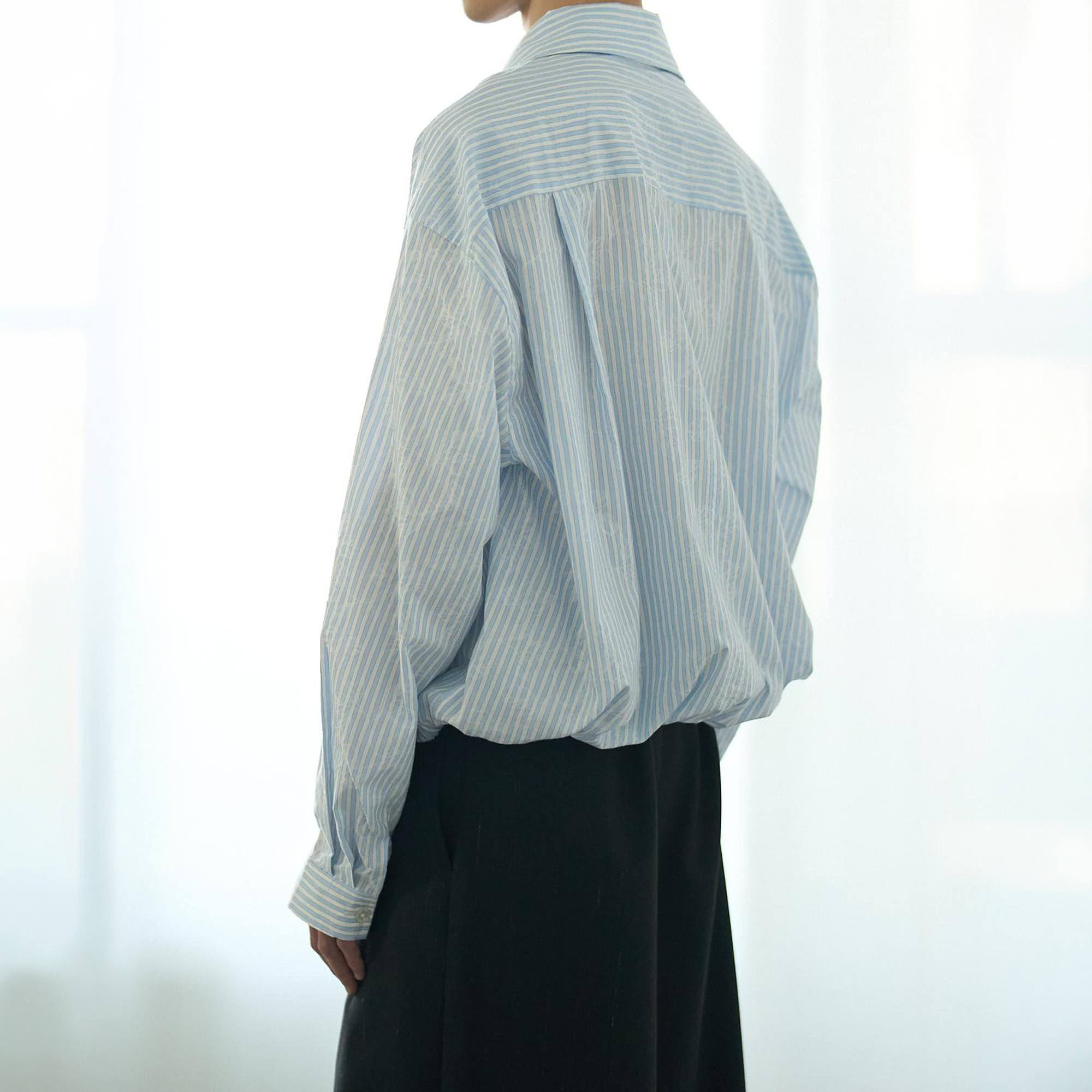 GRAINMUSTARD Striped Jacquard Shirt Jacket, premium urban and streetwear designers apparel on PROJECTISR.com, GRAINMUSTARD