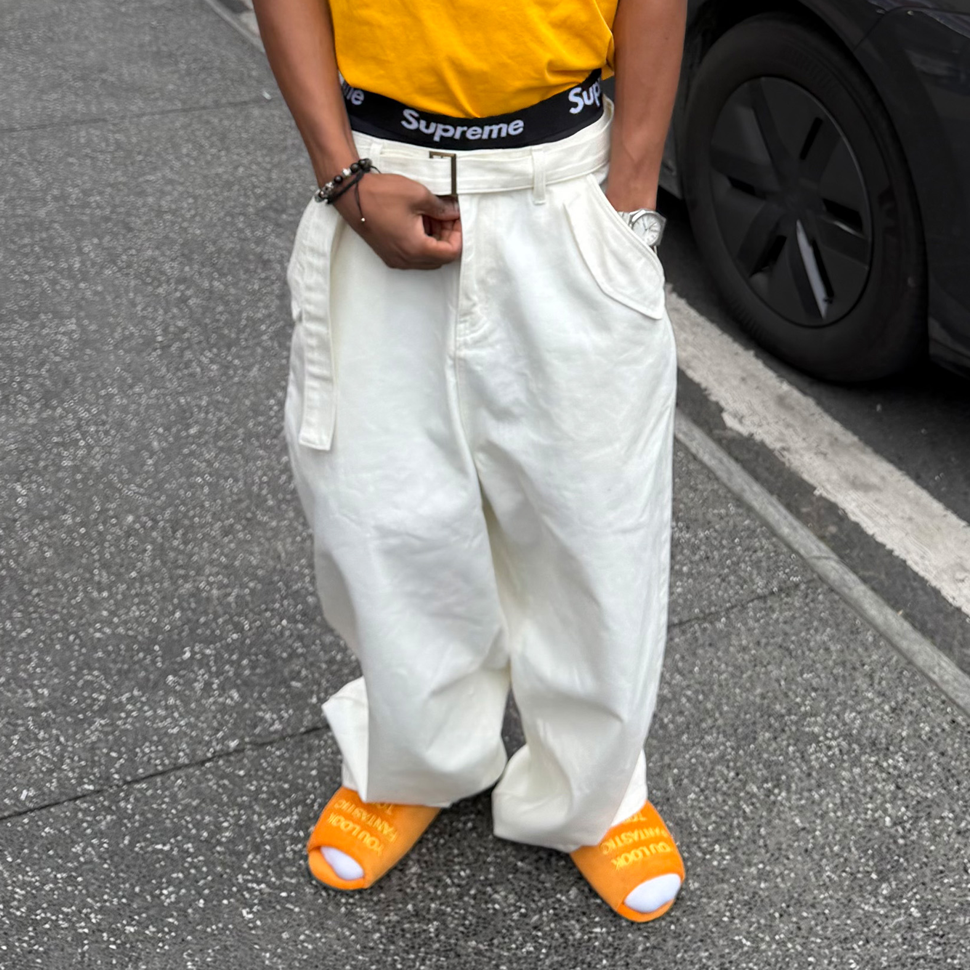 STEEPC Belted Baggy Utility Pants, premium urban and streetwear designers apparel on PROJECTISR.com, STEEPC