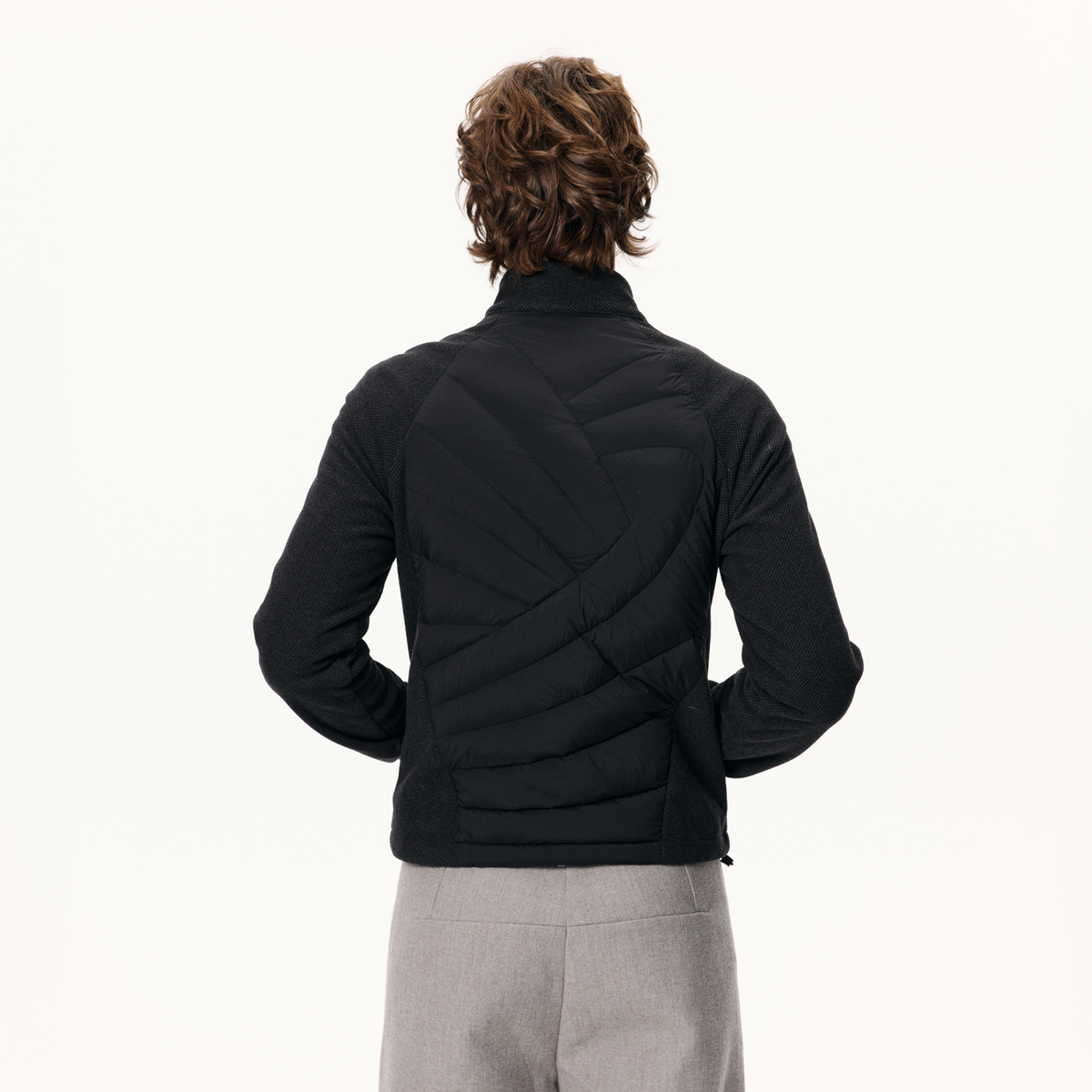 KREATE Ribbed Spliced Goose Down Jacket
