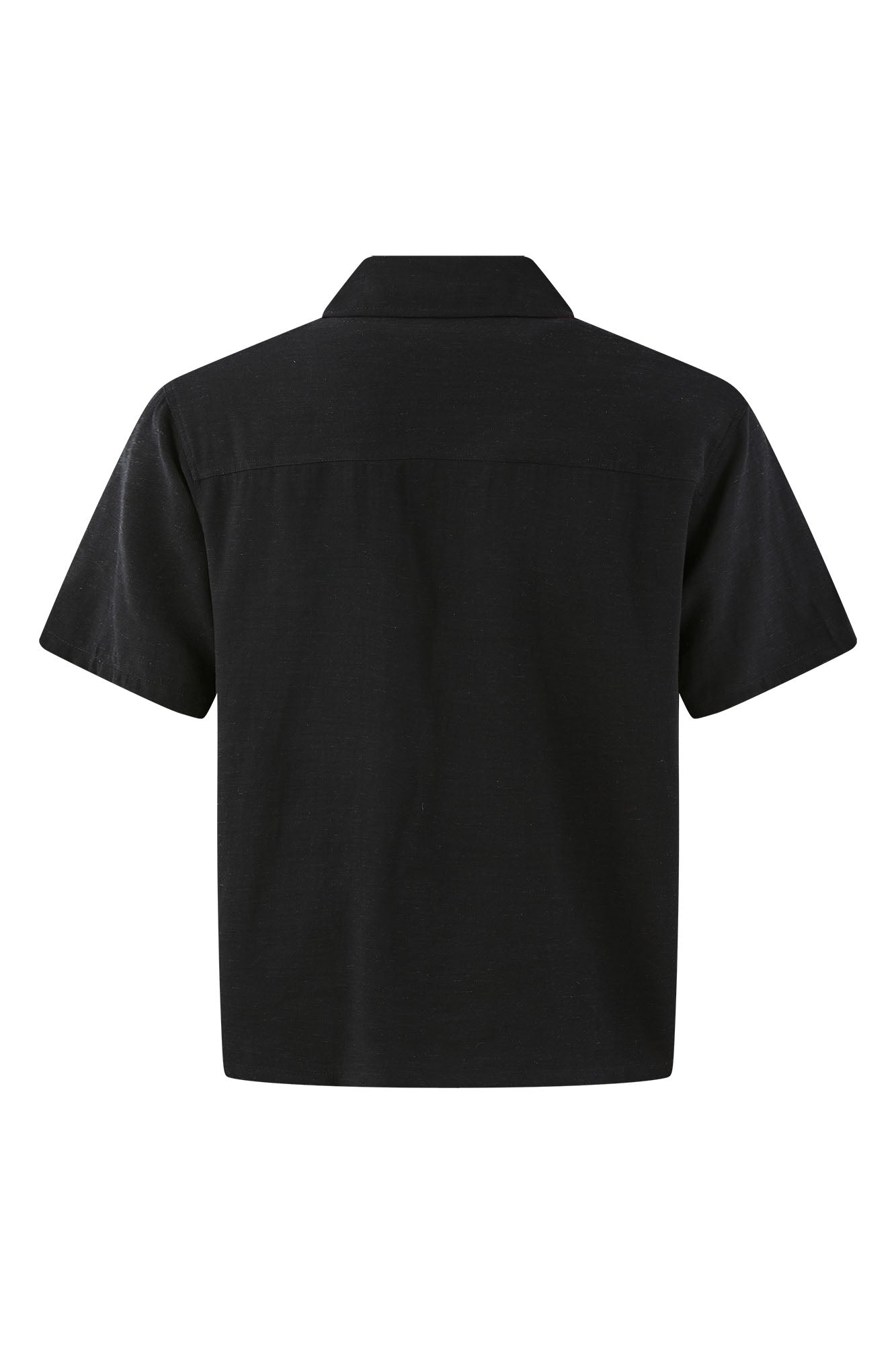 KREATE Contrast Collar Linen Half Shirt, premium urban and streetwear designers apparel on PROJECTISR.com, KREATE