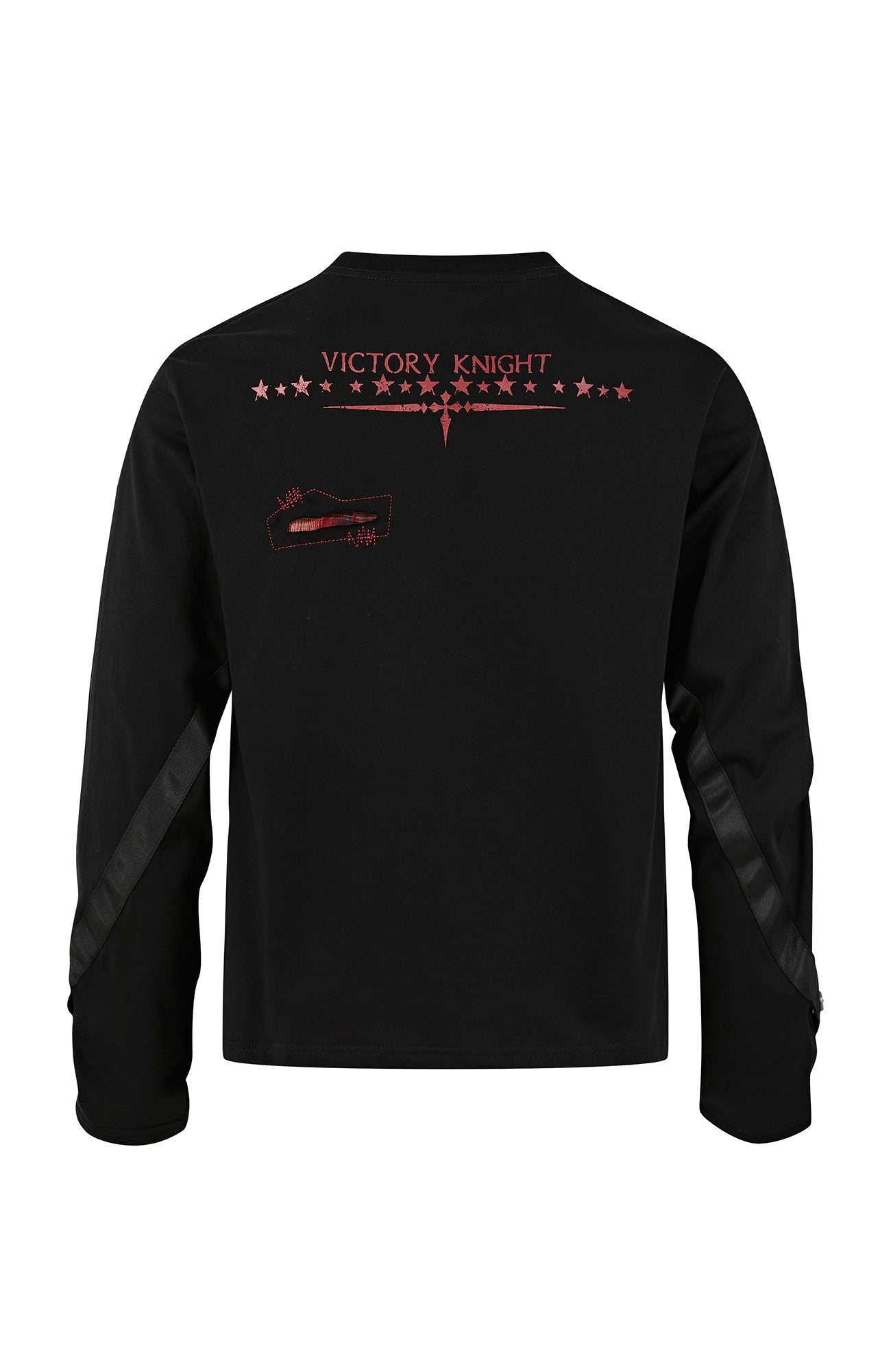 PASET Button Cuff Gothic Graphic Long-Sleeve Tee