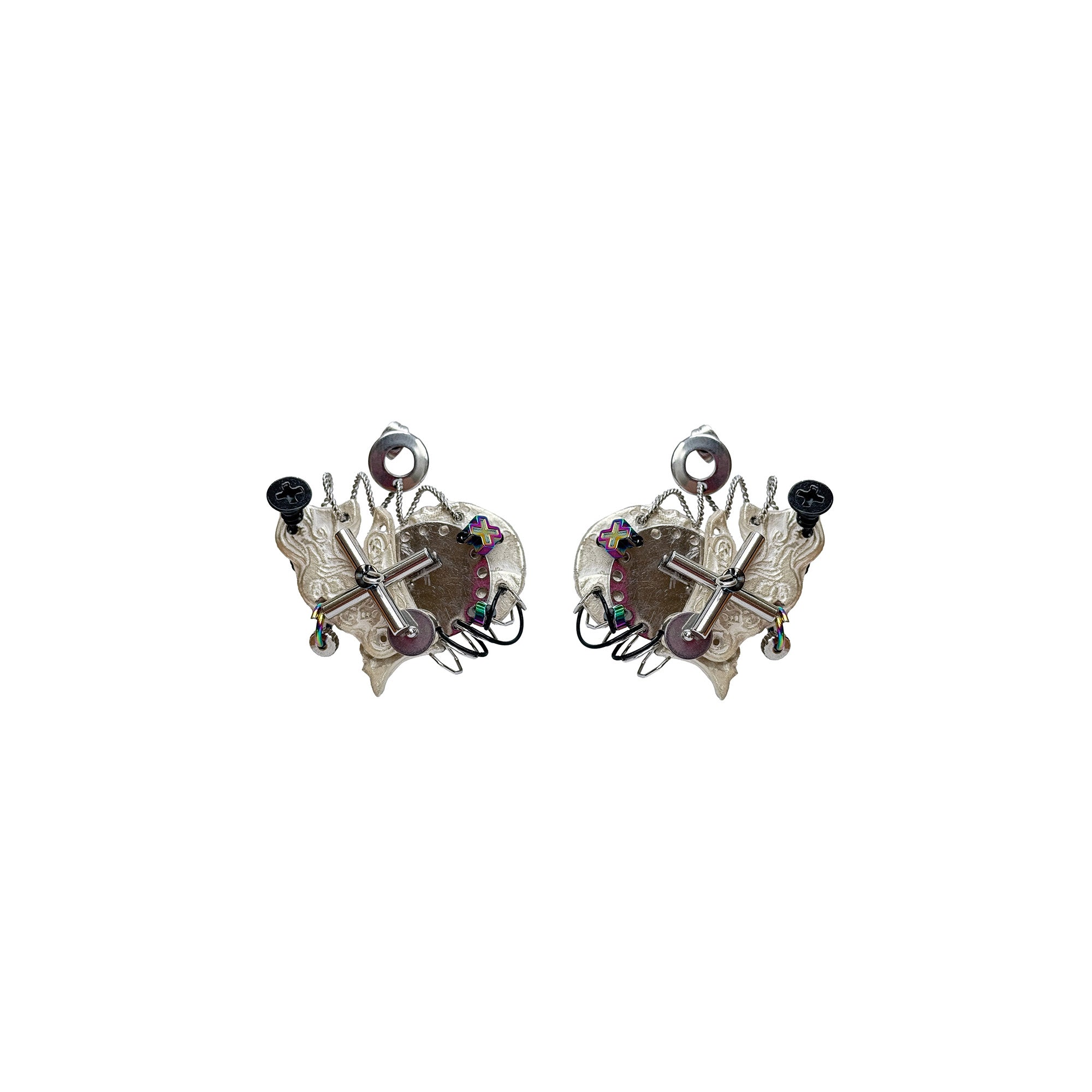 ILLUSORY × YBDX ZHAXii Tribal-Mechancial One-Piece Earring