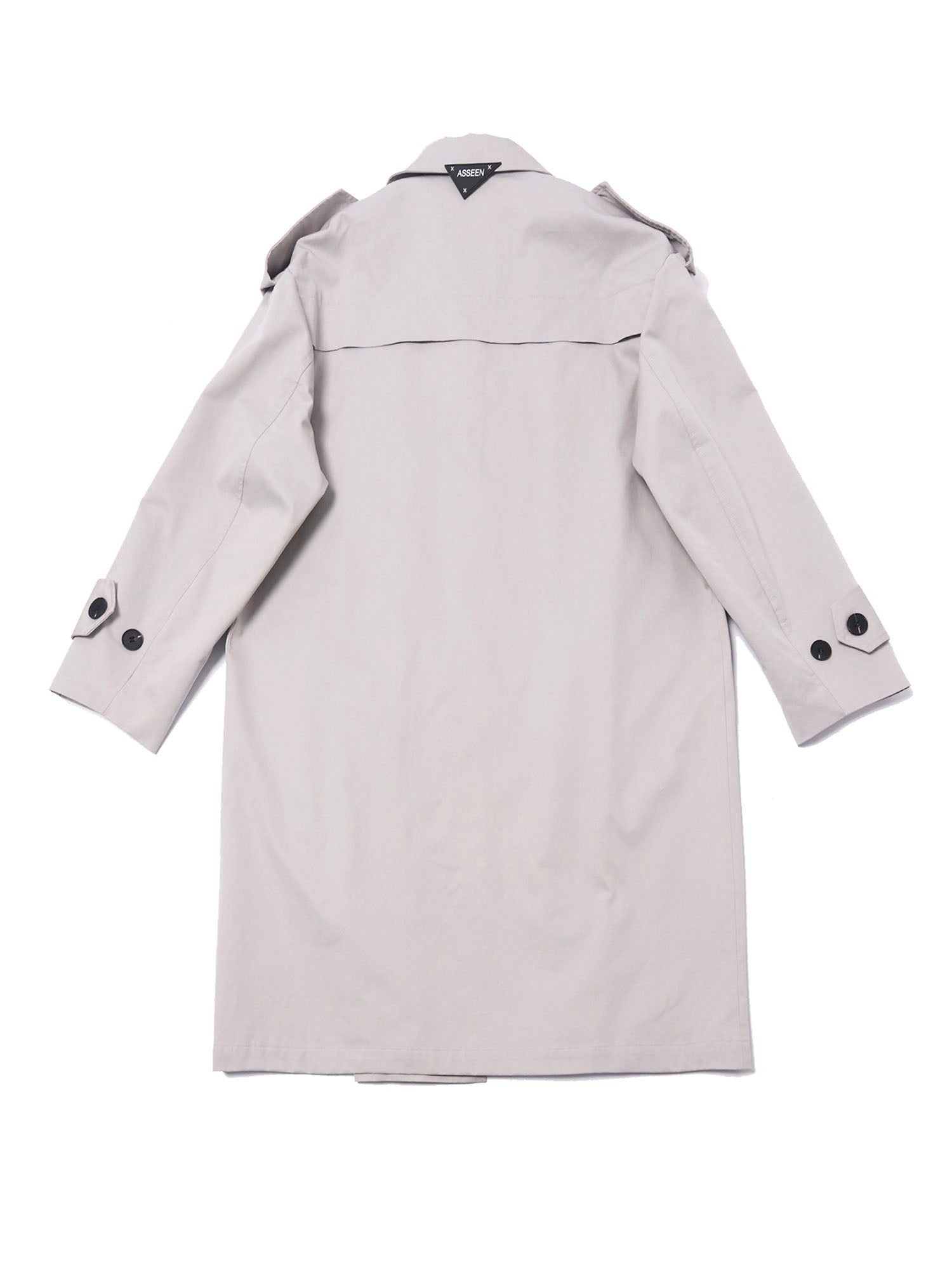 ASSEEN Utility Pocket Paneled Trench Coat, premium urban and streetwear designers apparel on PROJECTISR.com, ASSEEN