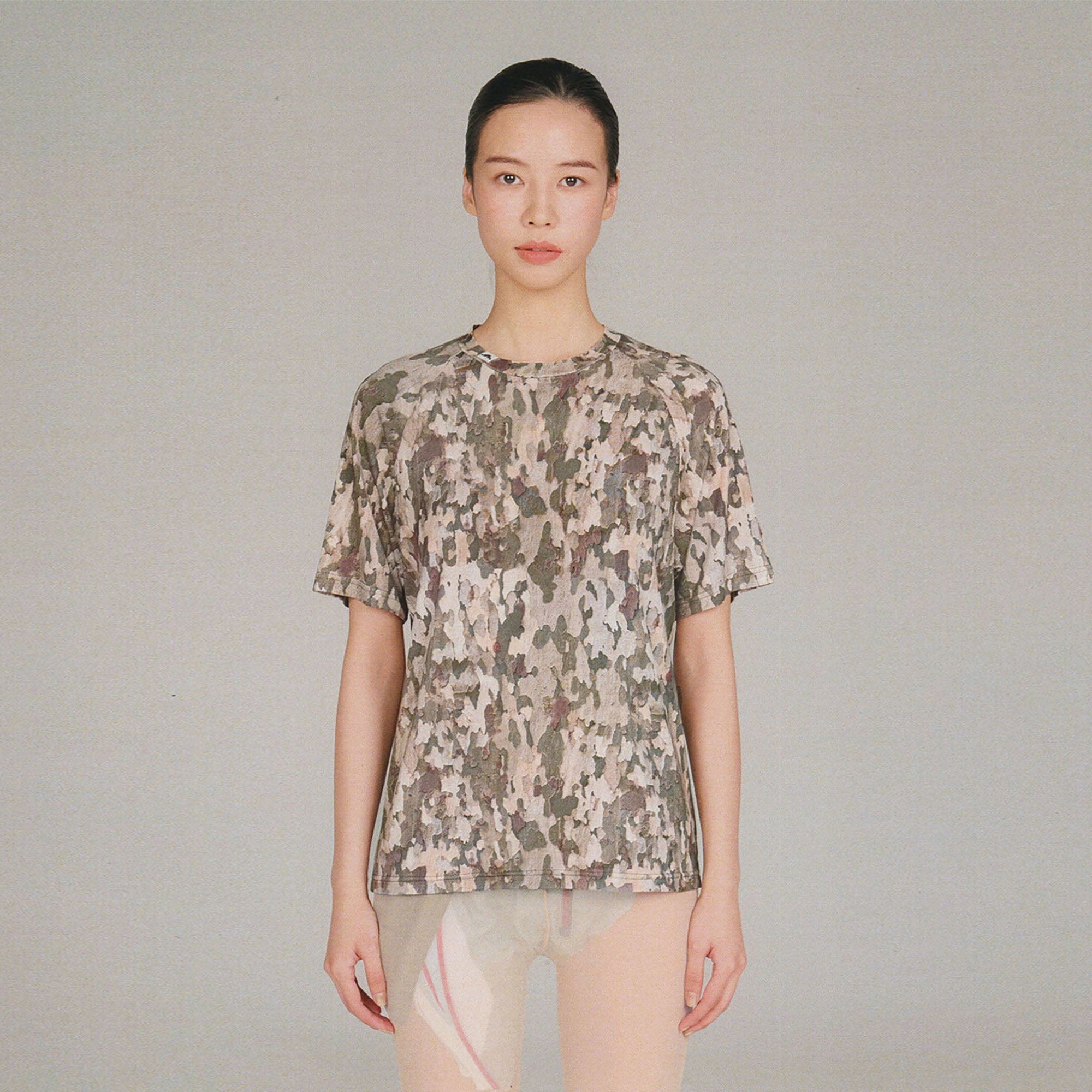 URBAN+FOREST Bark Camo Bamboo-Blend Tee, premium urban and streetwear designers apparel on PROJECTISR.com, URBAN+FOREST