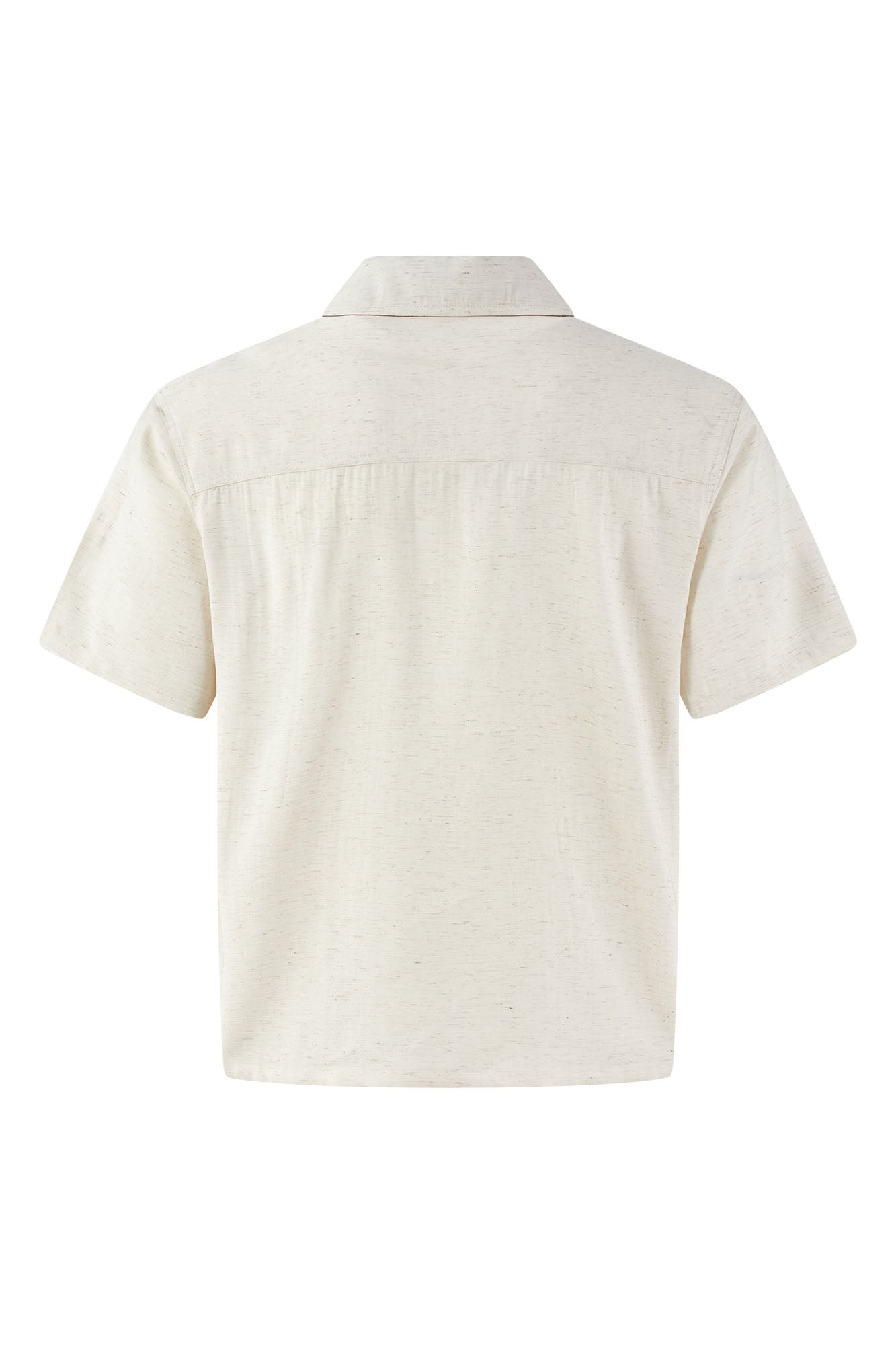 KREATE Contrast Collar Linen Half Shirt, premium urban and streetwear designers apparel on PROJECTISR.com, KREATE