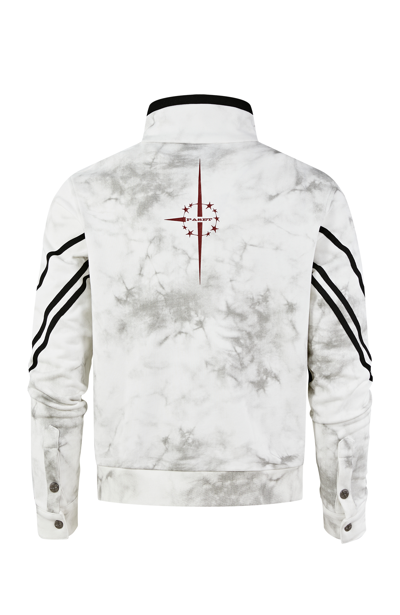 PASET Dirty Wash Star Graphic Track Jacket