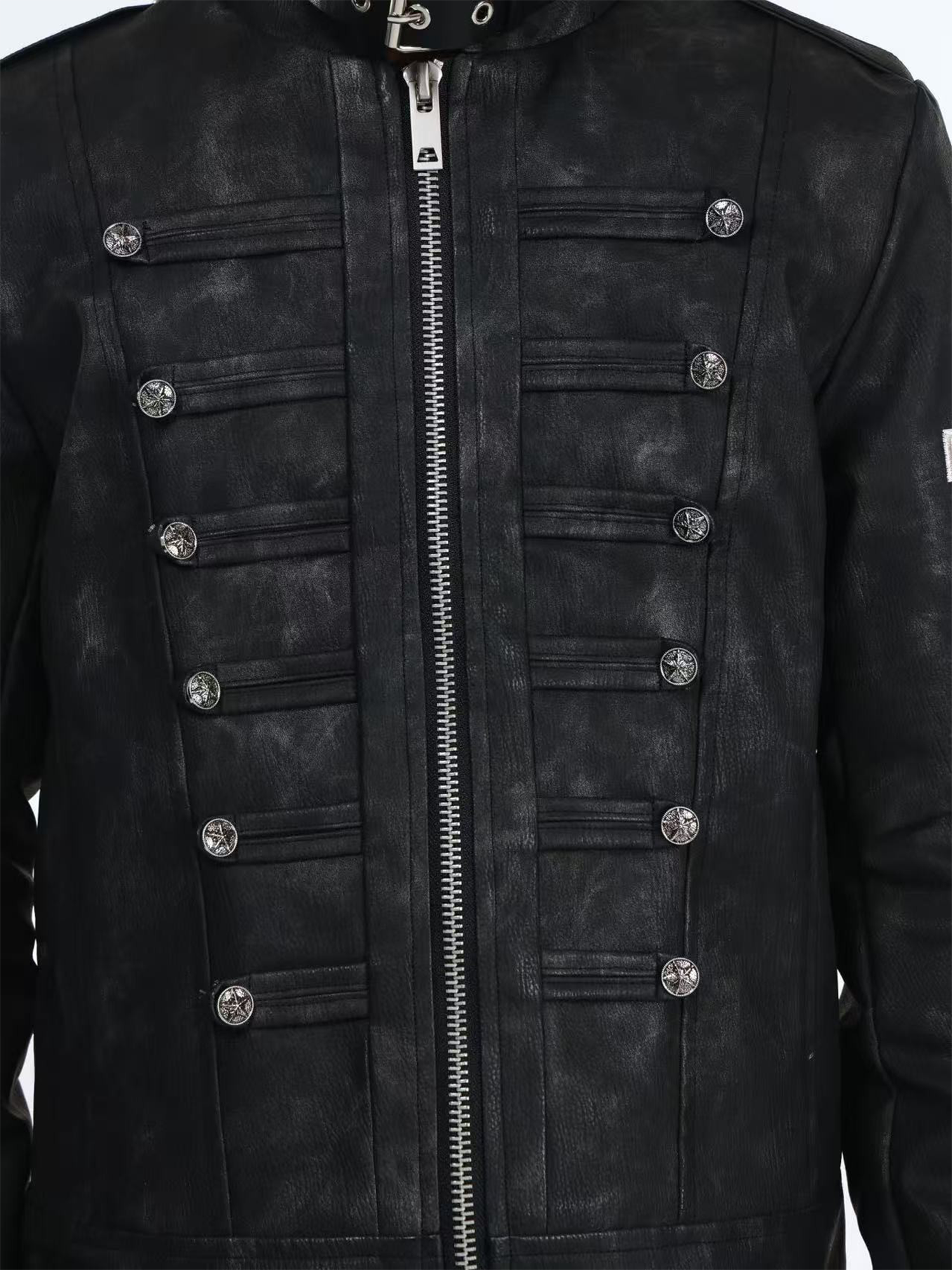 DETW Cross-Button Structured Coat