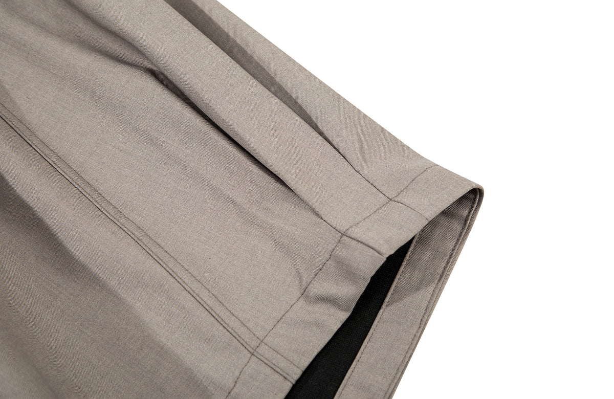 BOTANICA Pleated Curved-Leg Trousers