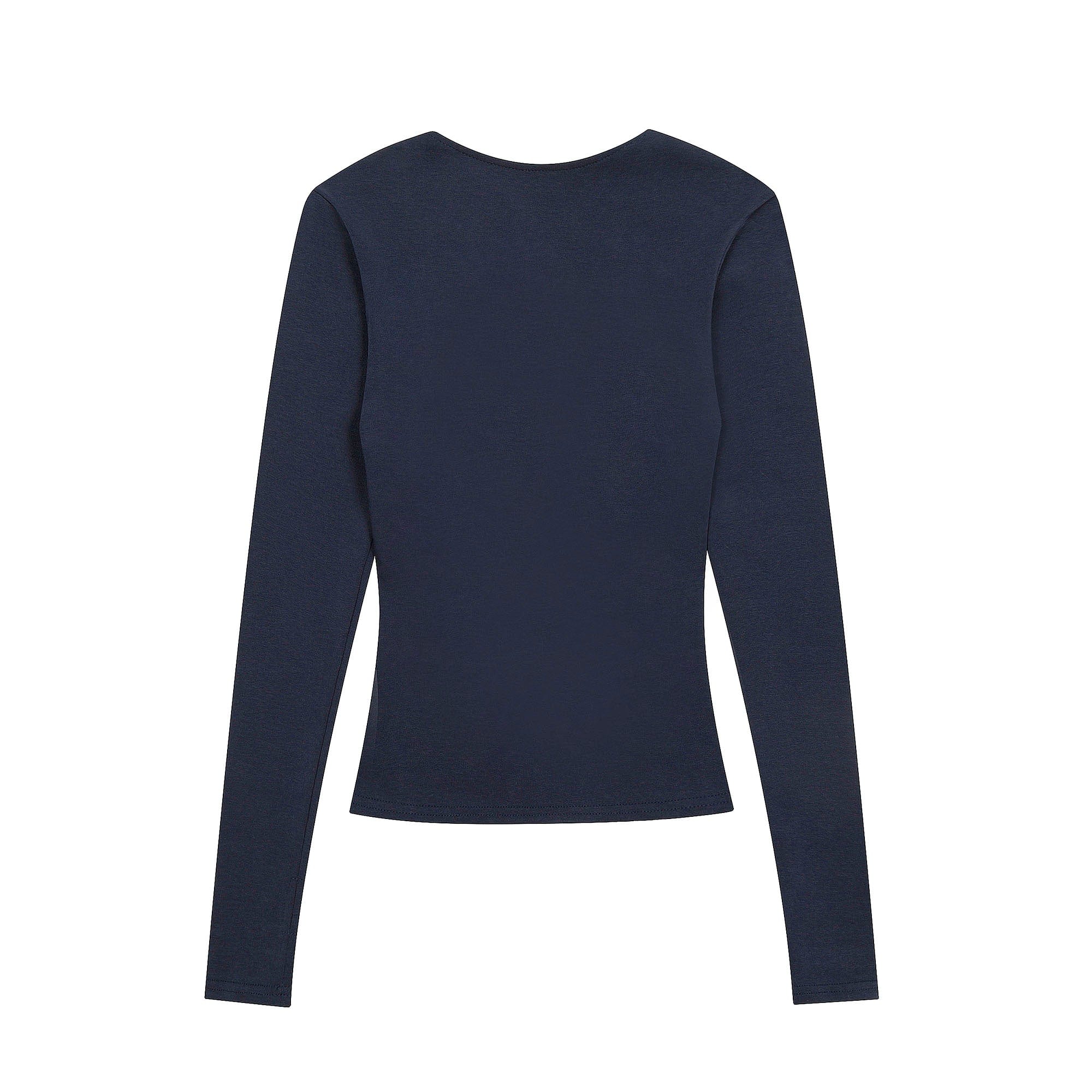 CLP V-Neck Zip-Up Slim Long-Sleeve Tee, premium urban and streetwear designers apparel on PROJECTISR.com, CLP