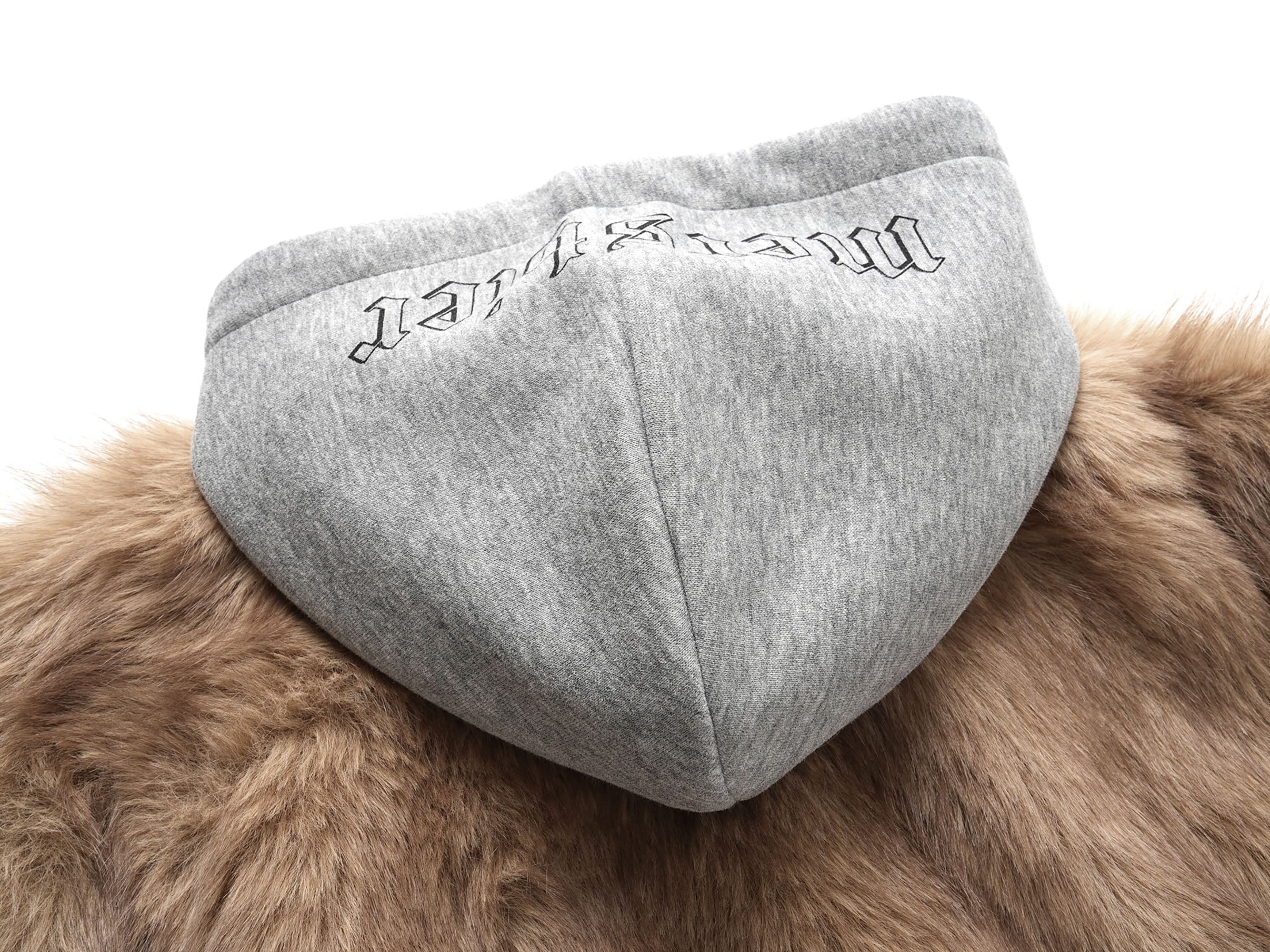 CLP Faux Fur Cropped Hooded Jacket