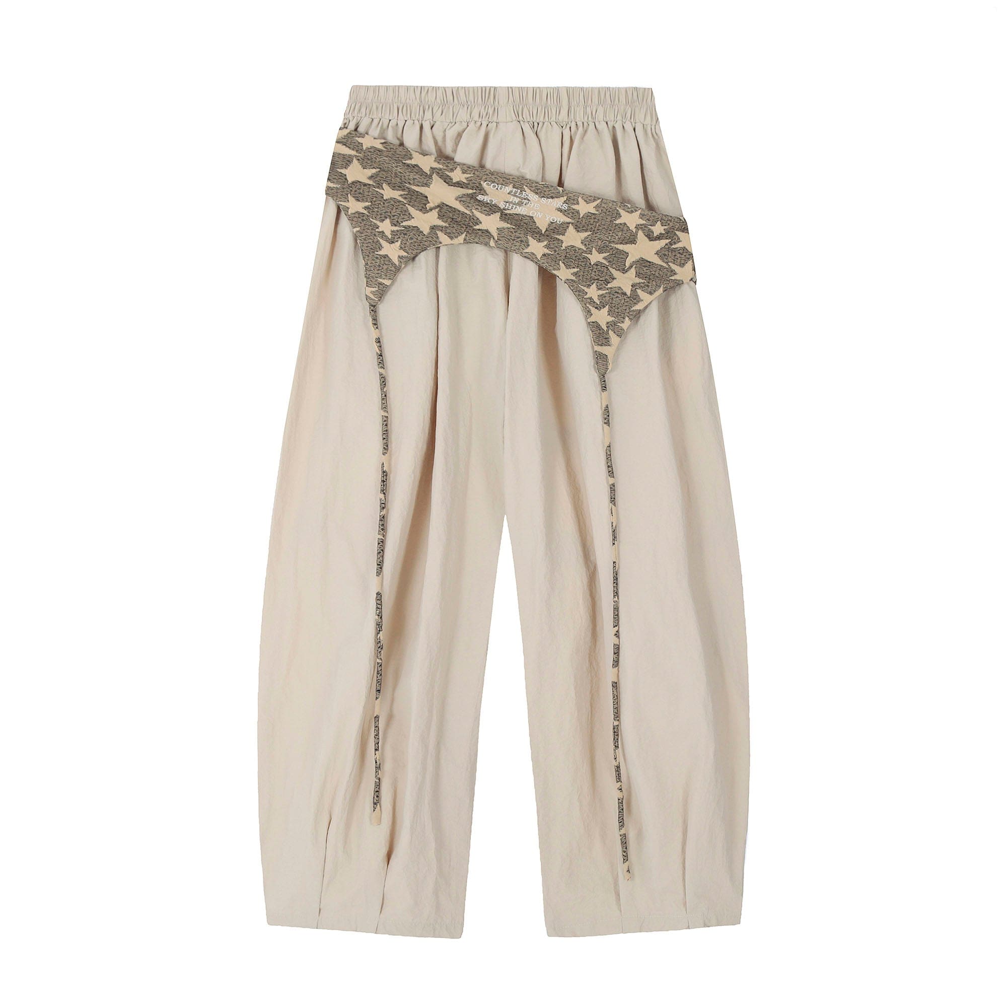 CLP Layered Crinkled Waist-Panel Parachute Pants, premium urban and streetwear designers apparel on PROJECTISR.com, CLP