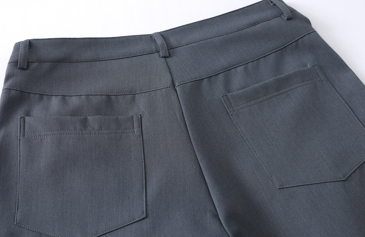BOTANICA Double-Pleat Wide-Leg Trousers