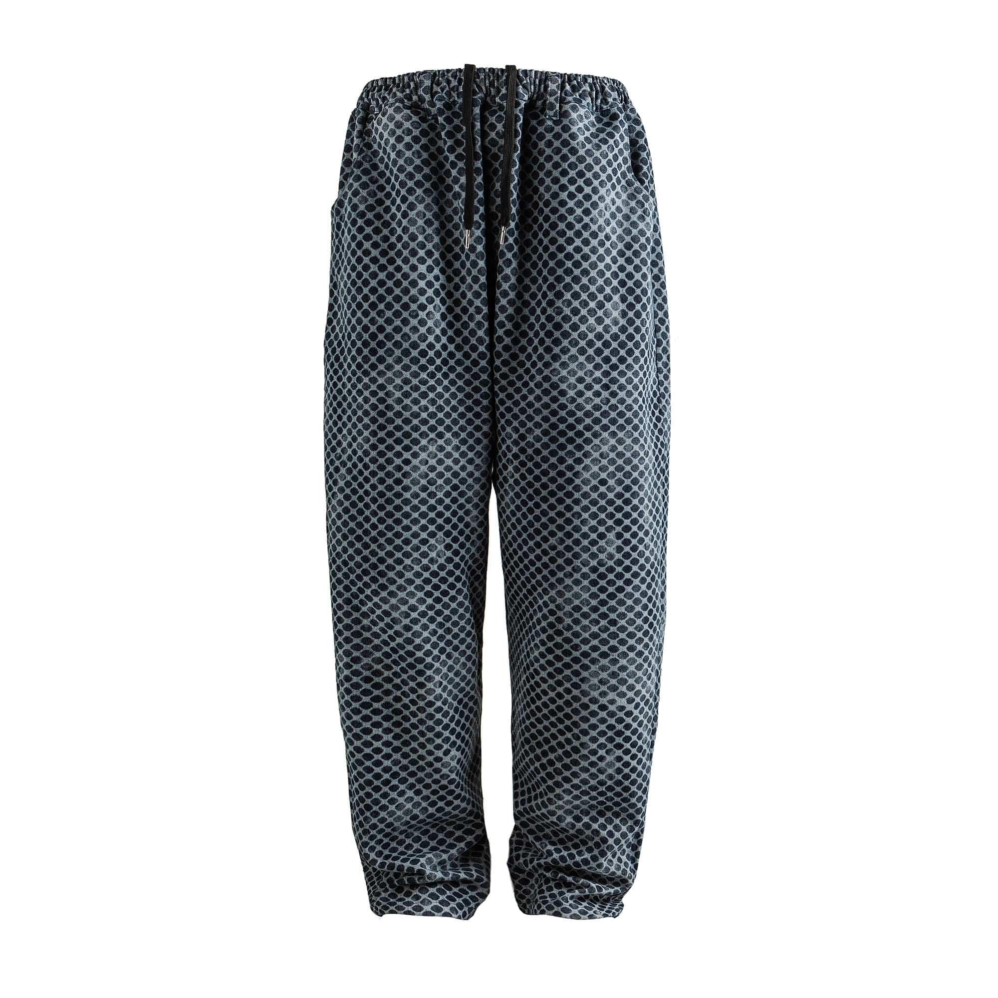 ME DA IGUAL Washed Dot Full-Print Harem Pants, premium urban and streetwear designers apparel on PROJECTISR.com, ME DA IGUAL
