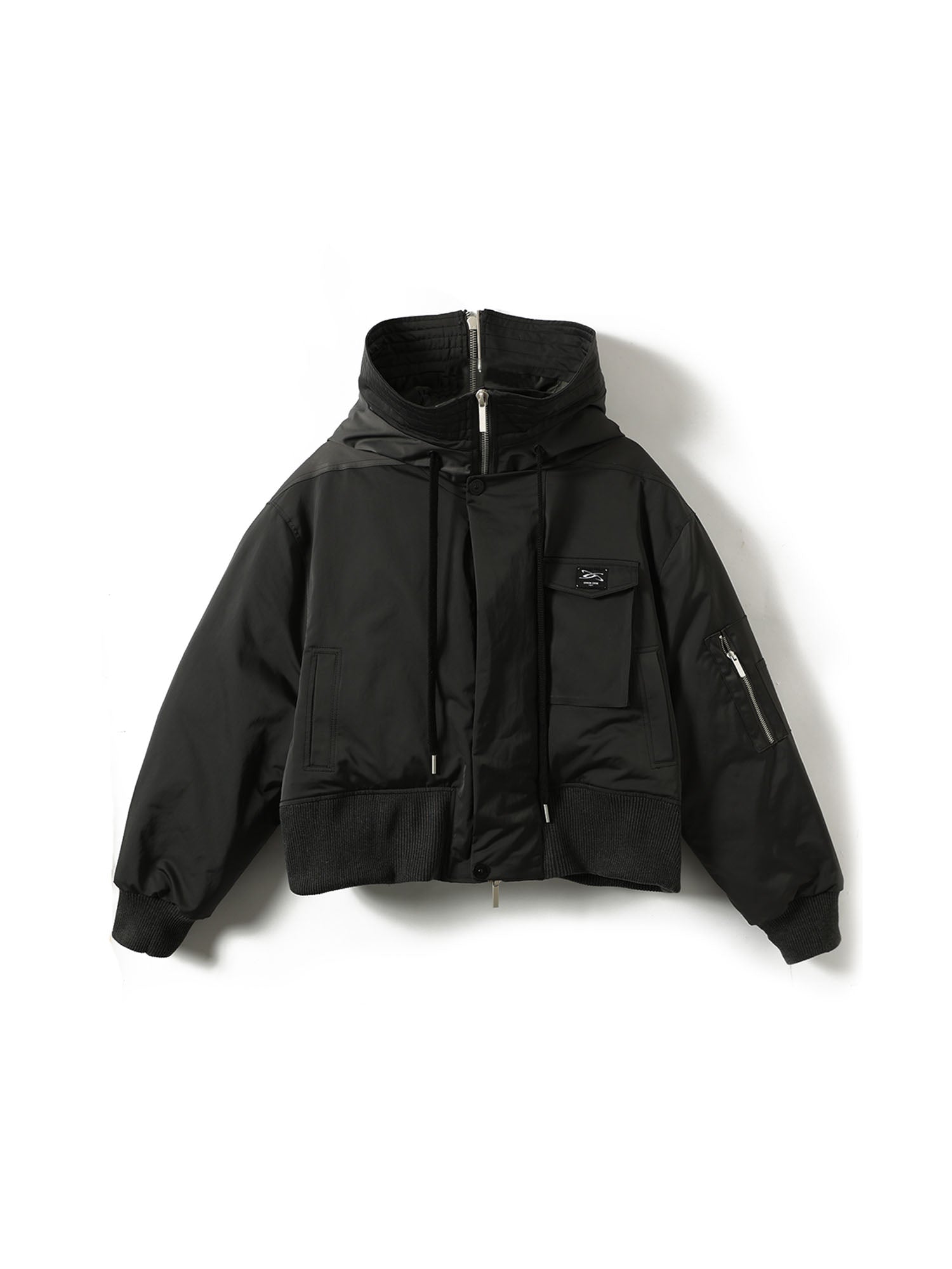 ERROR CODE ROBOT Classic Oversized Hooded Down Jacket, premium urban and streetwear designers apparel on PROJECTISR.com, ERROR CODE ROBOT