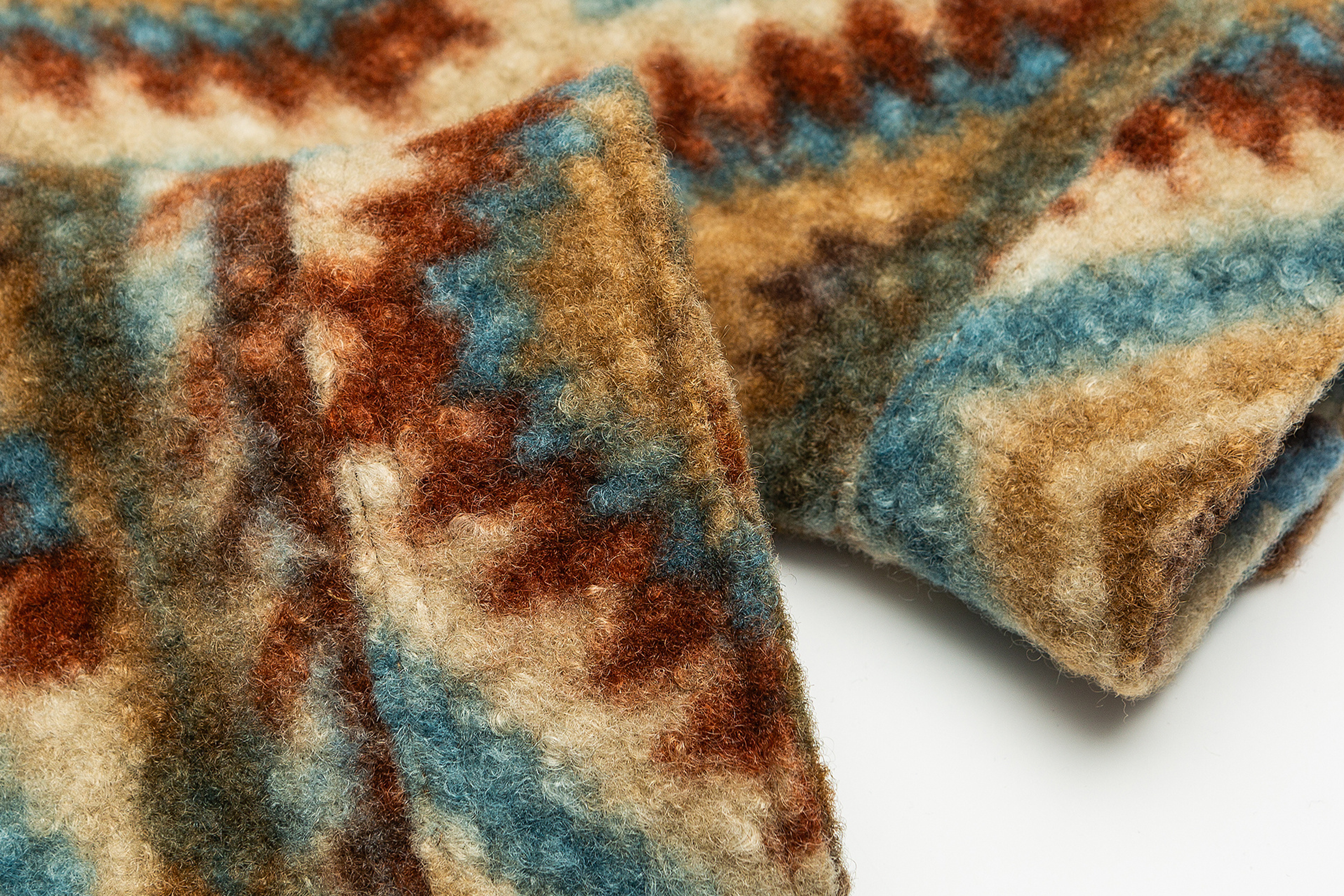 ME DA IGUAL Retro Tribal Jacquard Fleece Jacket