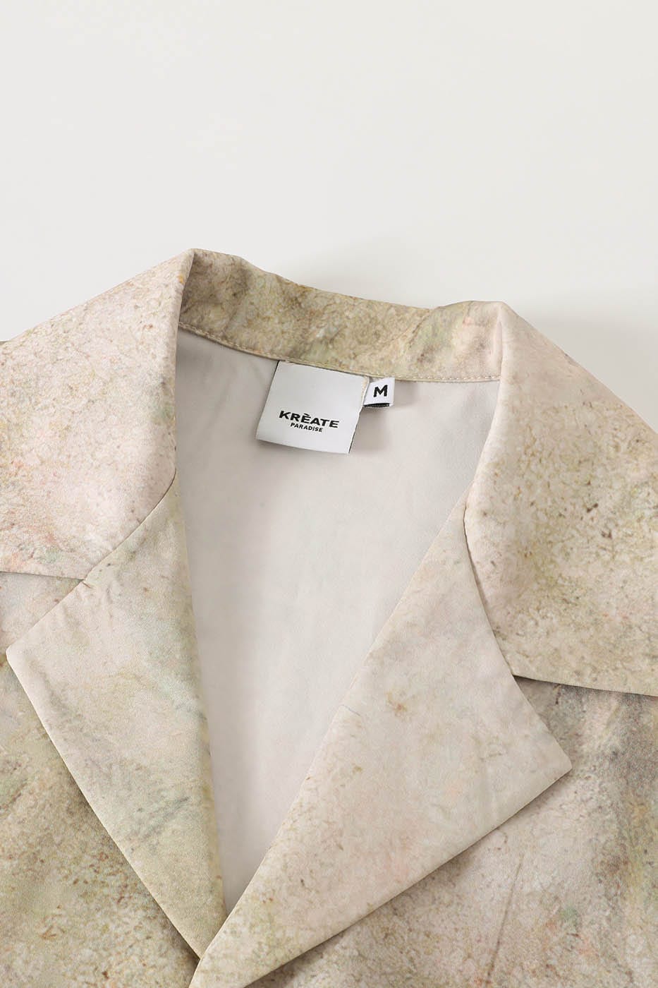 KREATE Pastel Blossom Cuban Half Shirt