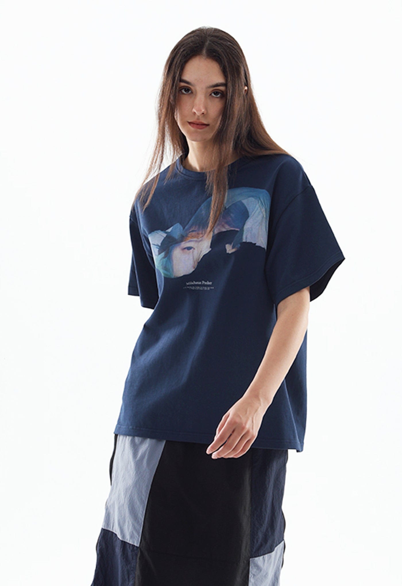 MIICHOUS Modern Face Flag T-Shirt