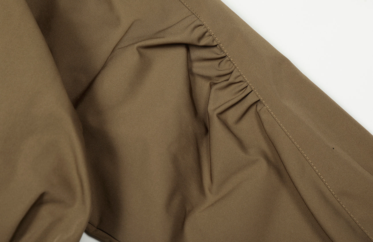 CLP Elastic-Waist Cropped Utility Jacket