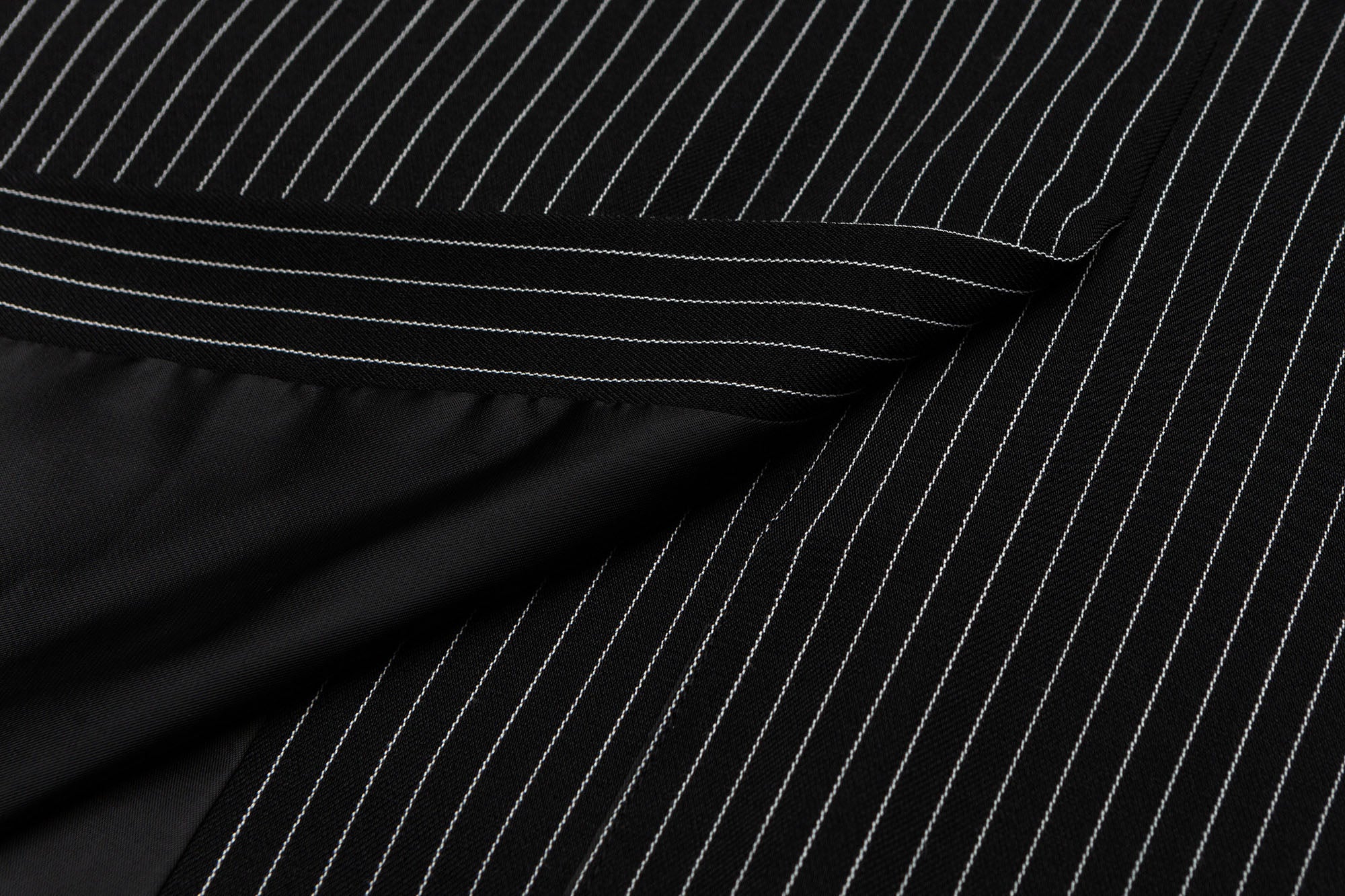 ME DA IGUAL Stripe Notched Lapel Oversized Blazer