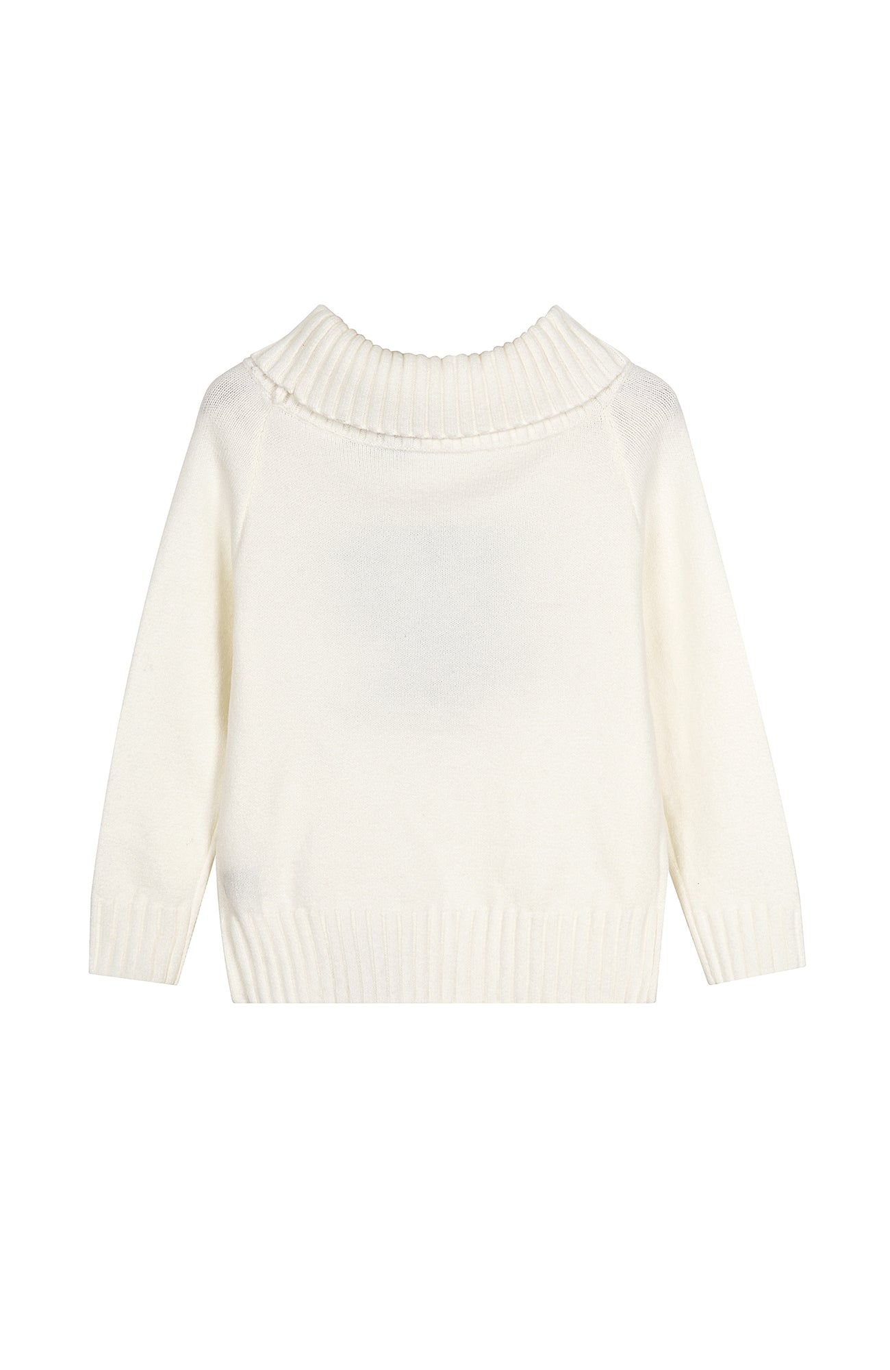 CLP Off-Shoulder Foldover Knit Sweater