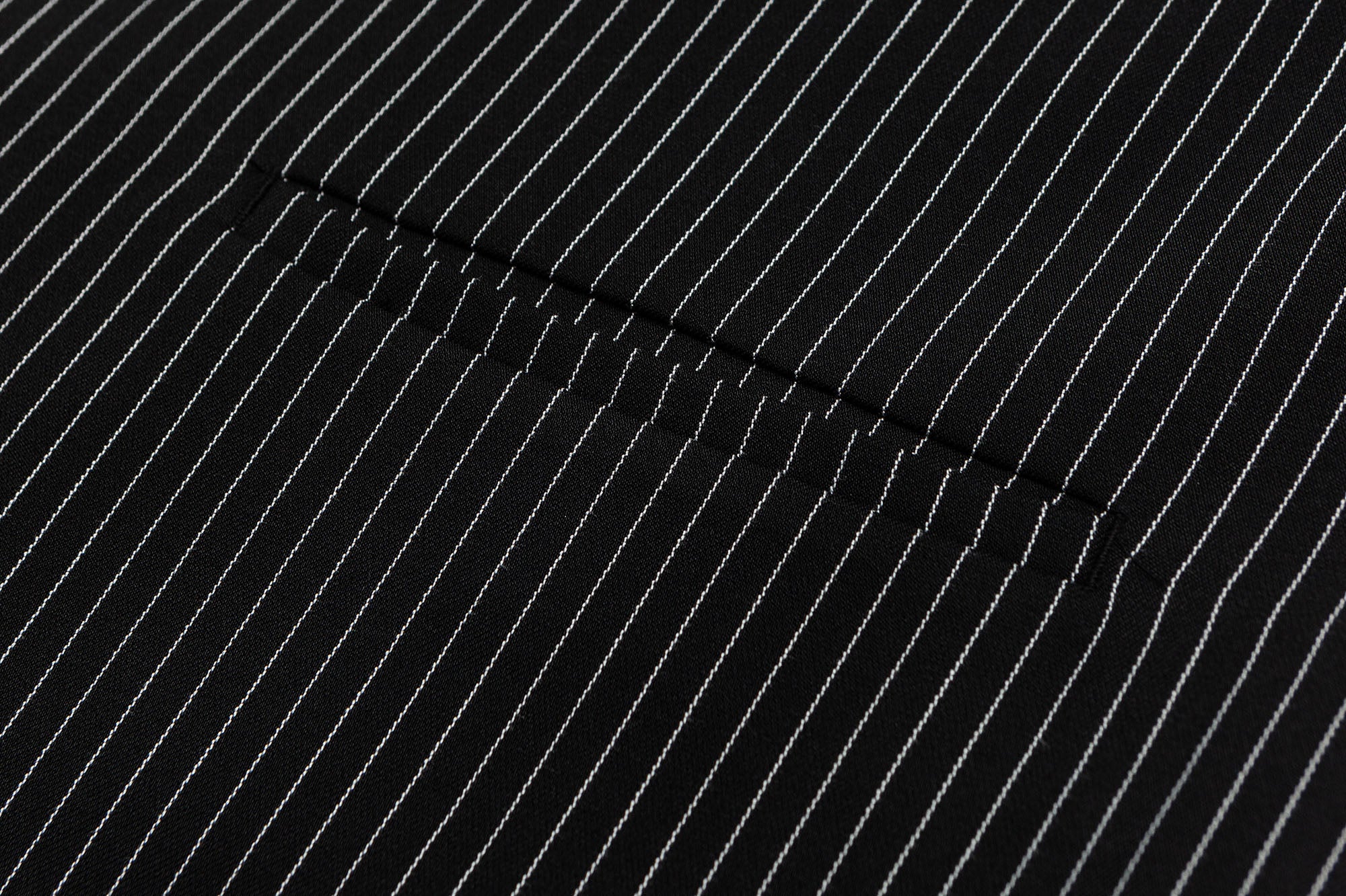 ME DA IGUAL Stripe Notched Lapel Oversized Blazer