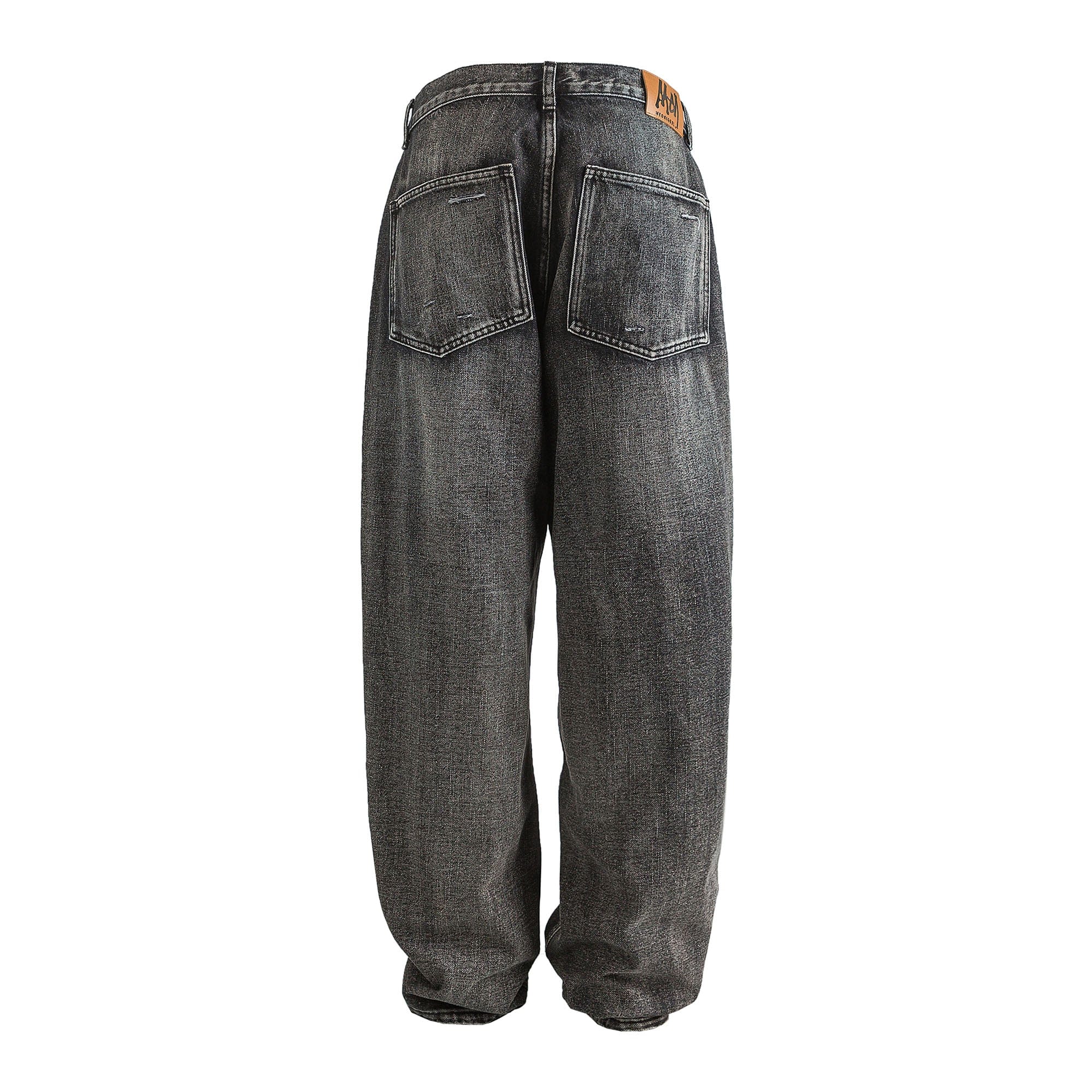 ME DA IGUAL Ripped Distressed Washed Straight-Leg Jeans, premium urban and streetwear designers apparel on PROJECTISR.com, ME DA IGUAL