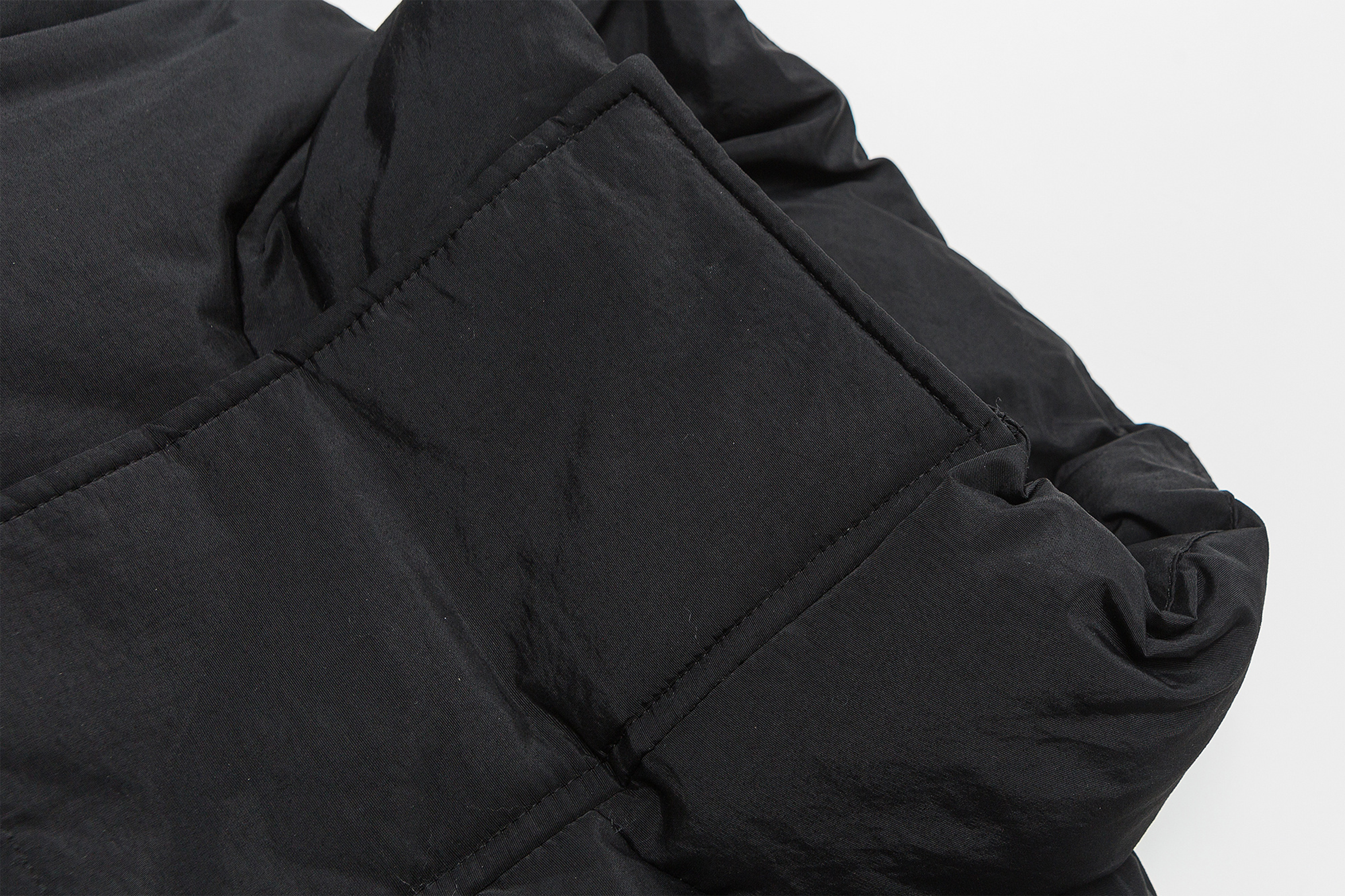 ME DA IGUAL Detachable Sleeve Stand-Collar Quilted Jacket