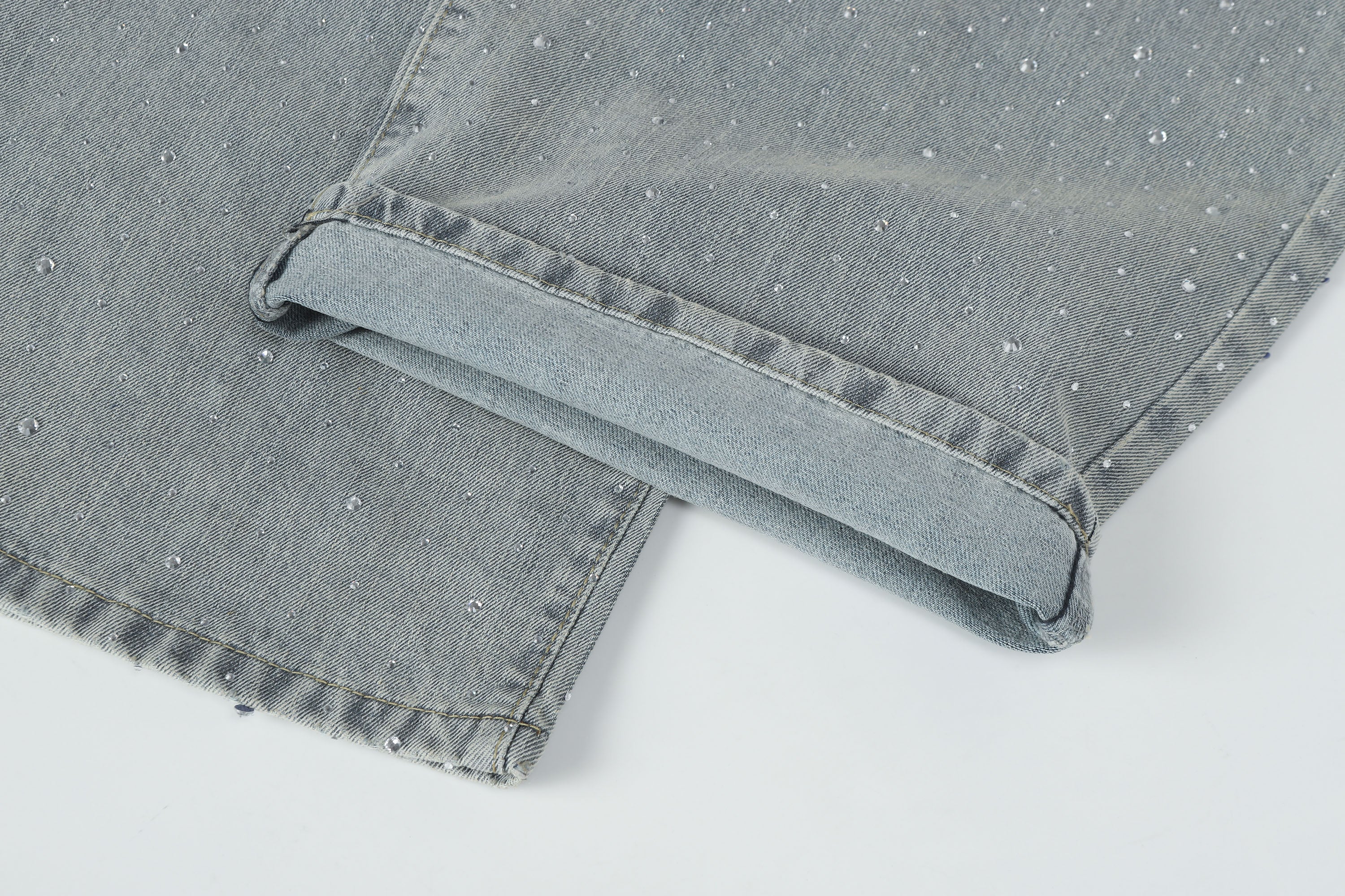 CLP Diamond Washed Straight-Leg Jeans