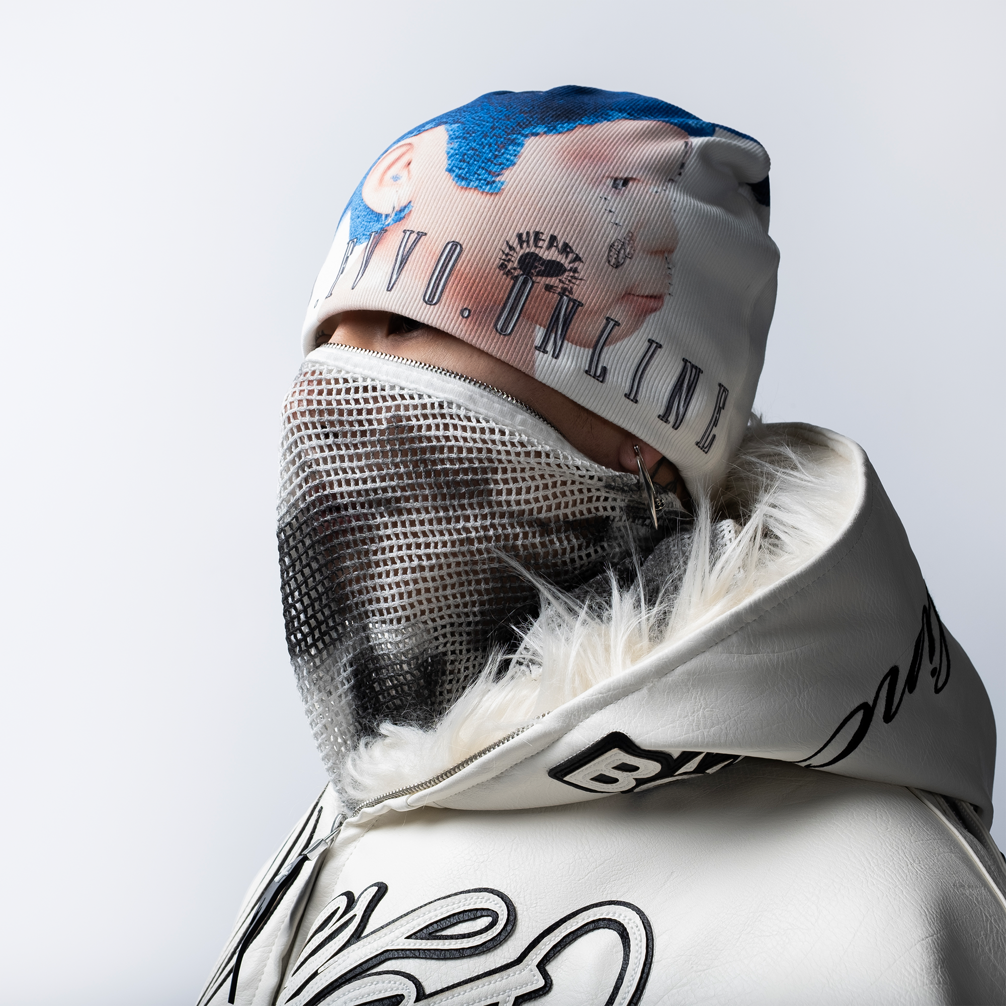 FVVO Logo Printed Beanie イヤーニット帽 ビーニー 【公式通販】