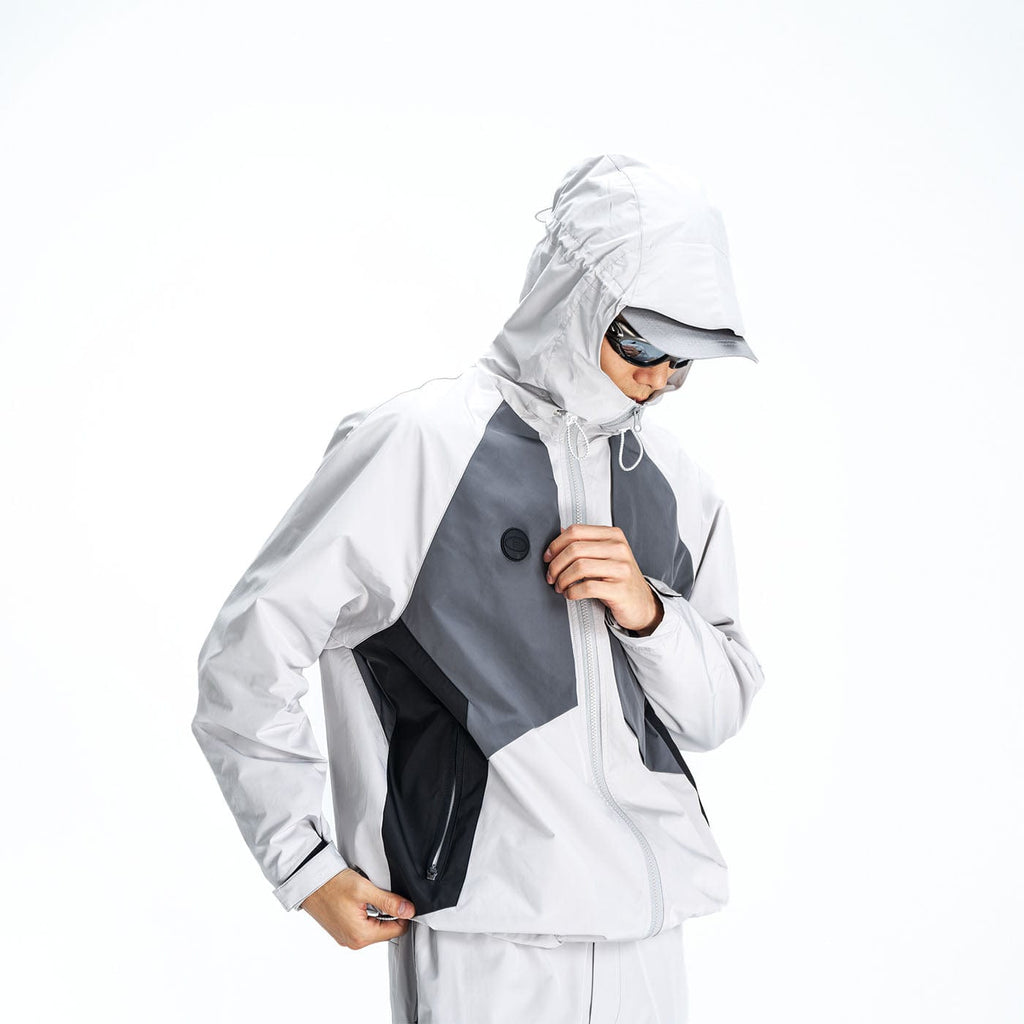 ENSHADOWER Spliced Splash-Proof Outdoor Zipper Jacket, premium urban and streetwear designers apparel on PROJECTISR.com, ENSHADOWER