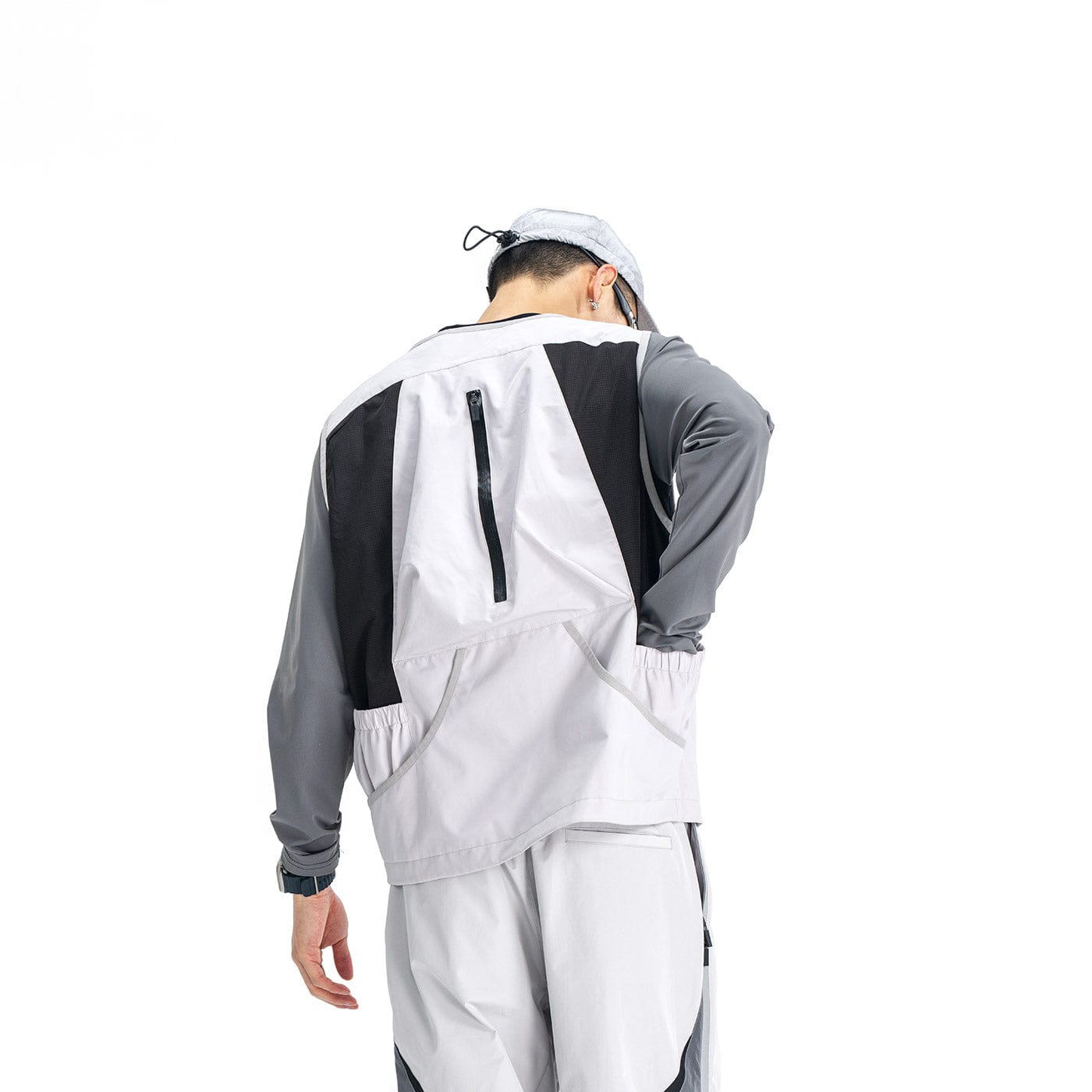 ENSHADOWER Deconstructed Outdoor Vest, premium urban and streetwear designers apparel on PROJECTISR.com, ENSHADOWER