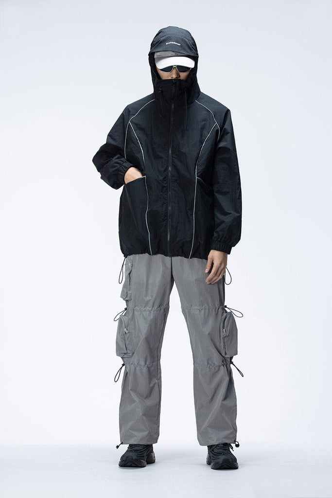 ENSHADOWER Multi-Pockets Drawstring Cargo Pants, premium urban and streetwear designers apparel on PROJECTISR.com, ENSHADOWER