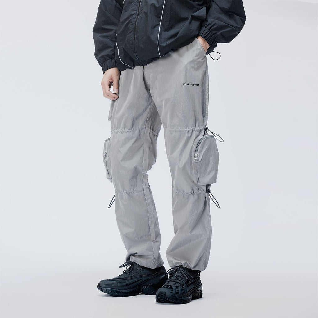 ENSHADOWER Multi-Pockets Drawstring Cargo Pants, premium urban and streetwear designers apparel on PROJECTISR.com, ENSHADOWER