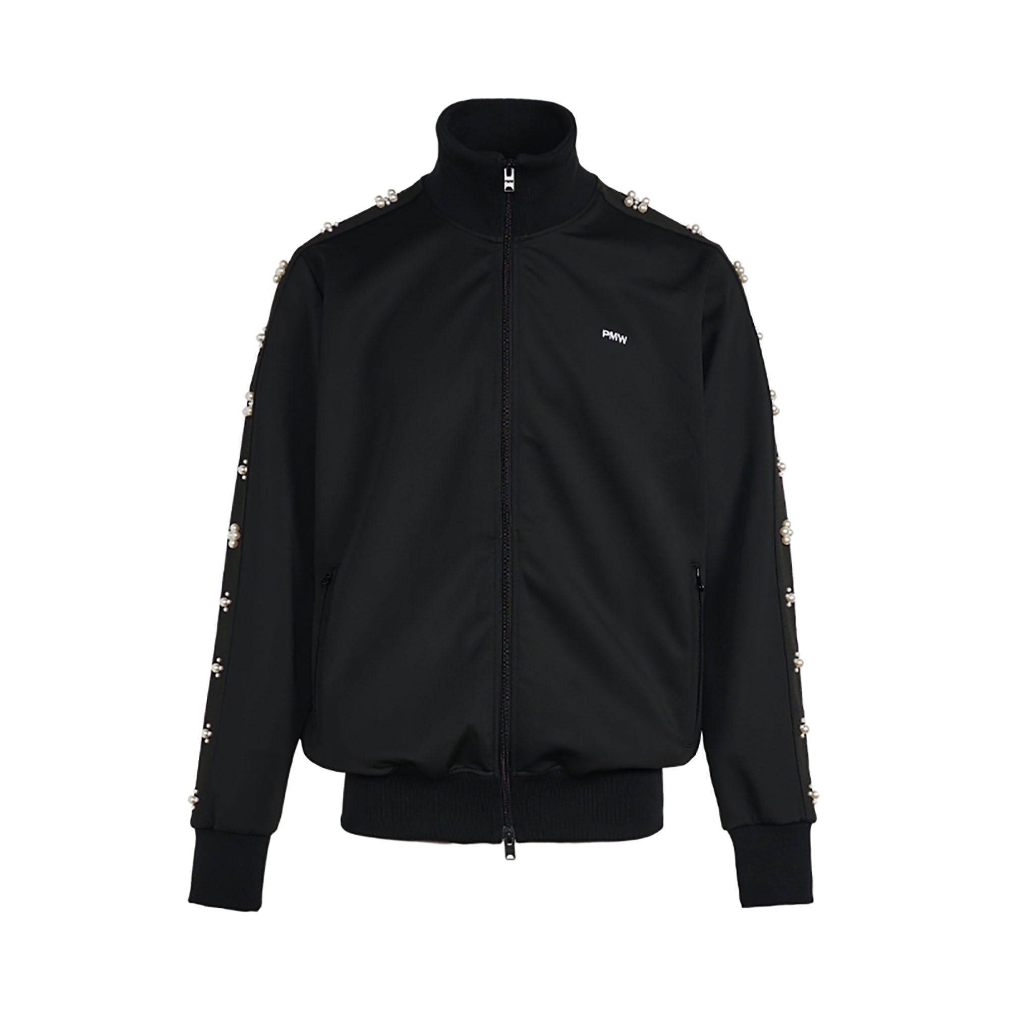 PMW Pearl-Embellished Track Jacket