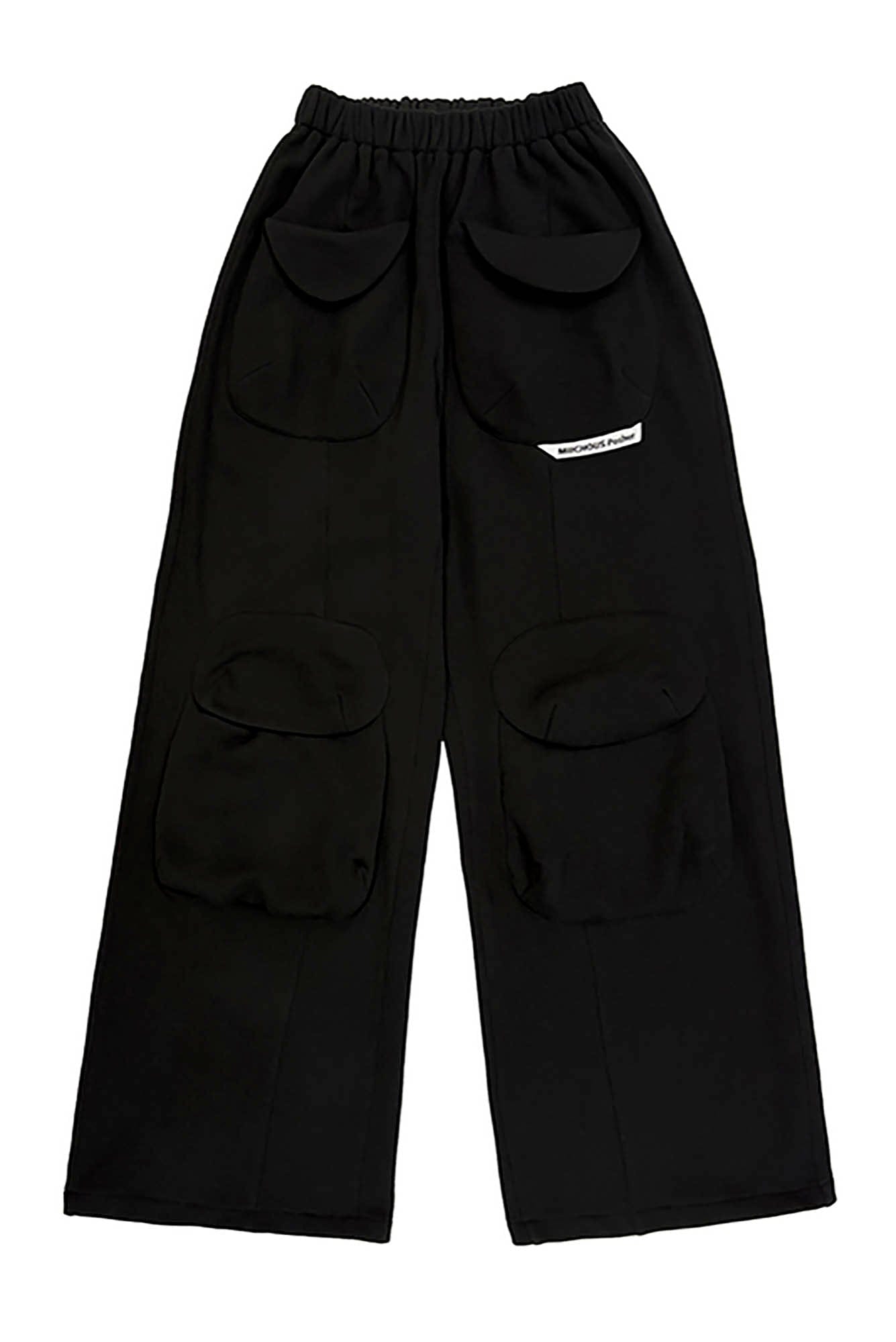 MIICHOUS Wide-Leg Cargo Sweatpants