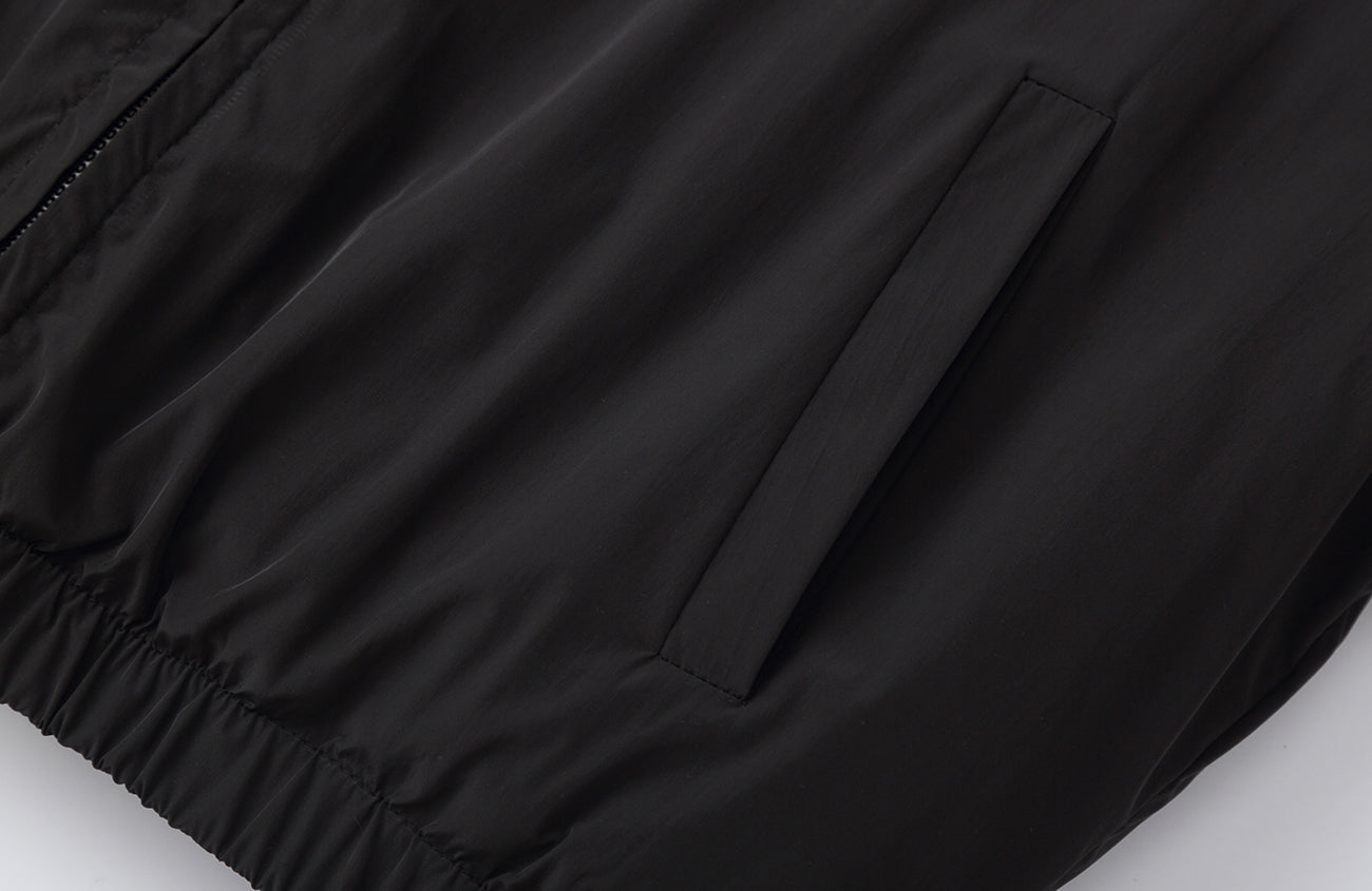 CLP Retro Contrast Striped Puffer Jacket