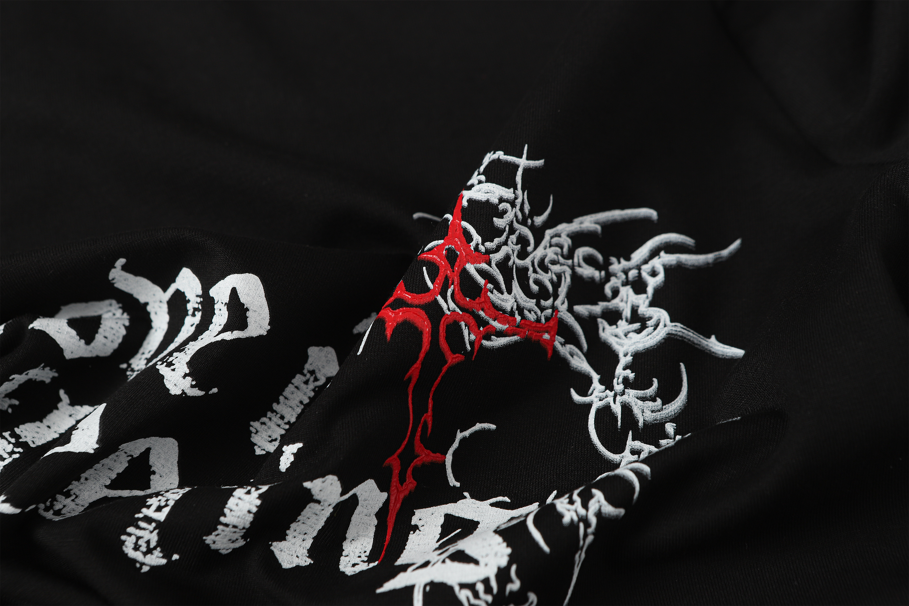 CLP Gothic Graphic Fitted Long Sleeve Tee