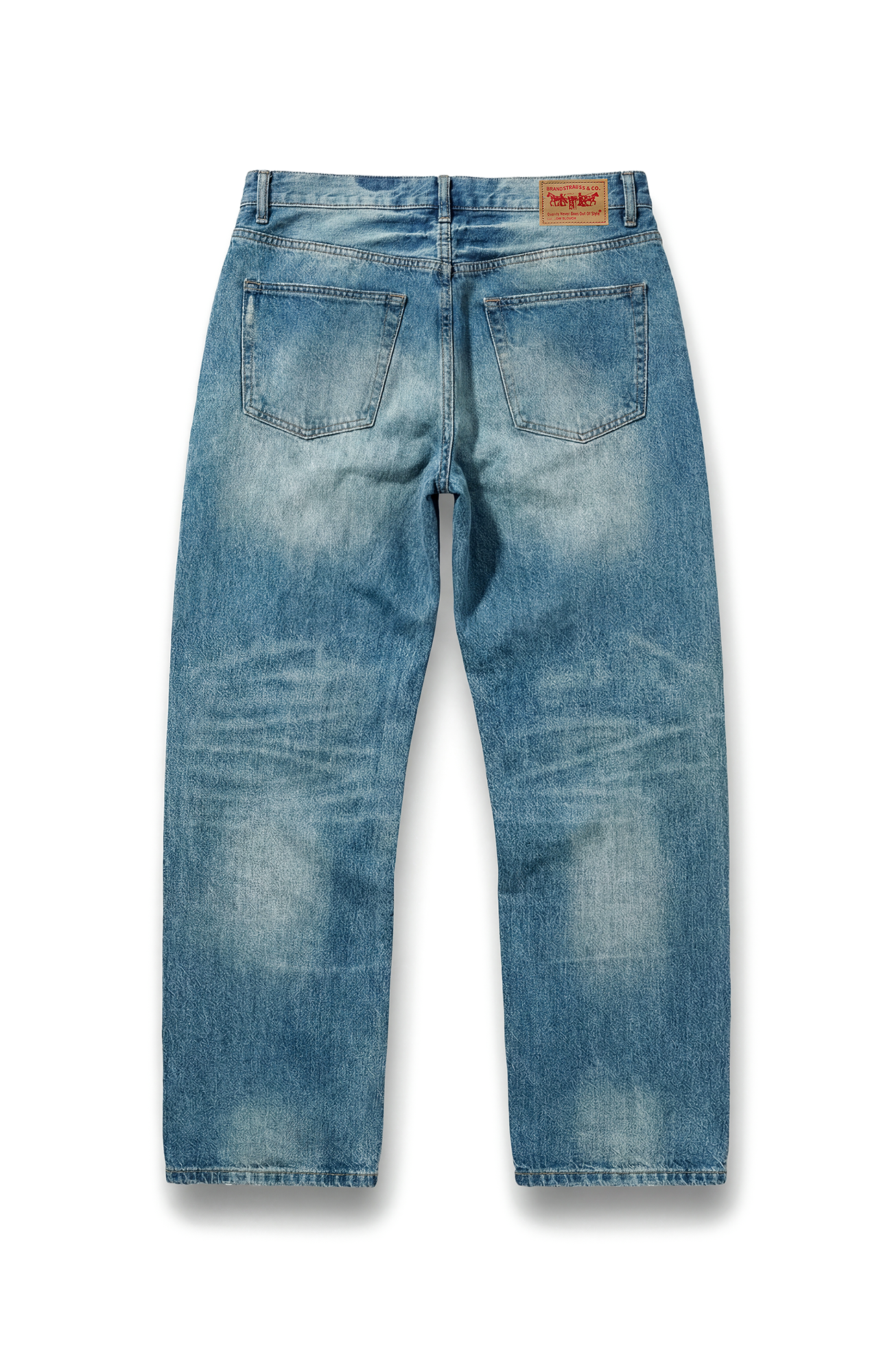 NEIGBORL Distressed Straight-Leg Jeans, premium urban and streetwear designers apparel on PROJECTISR.com, NEIGBORL