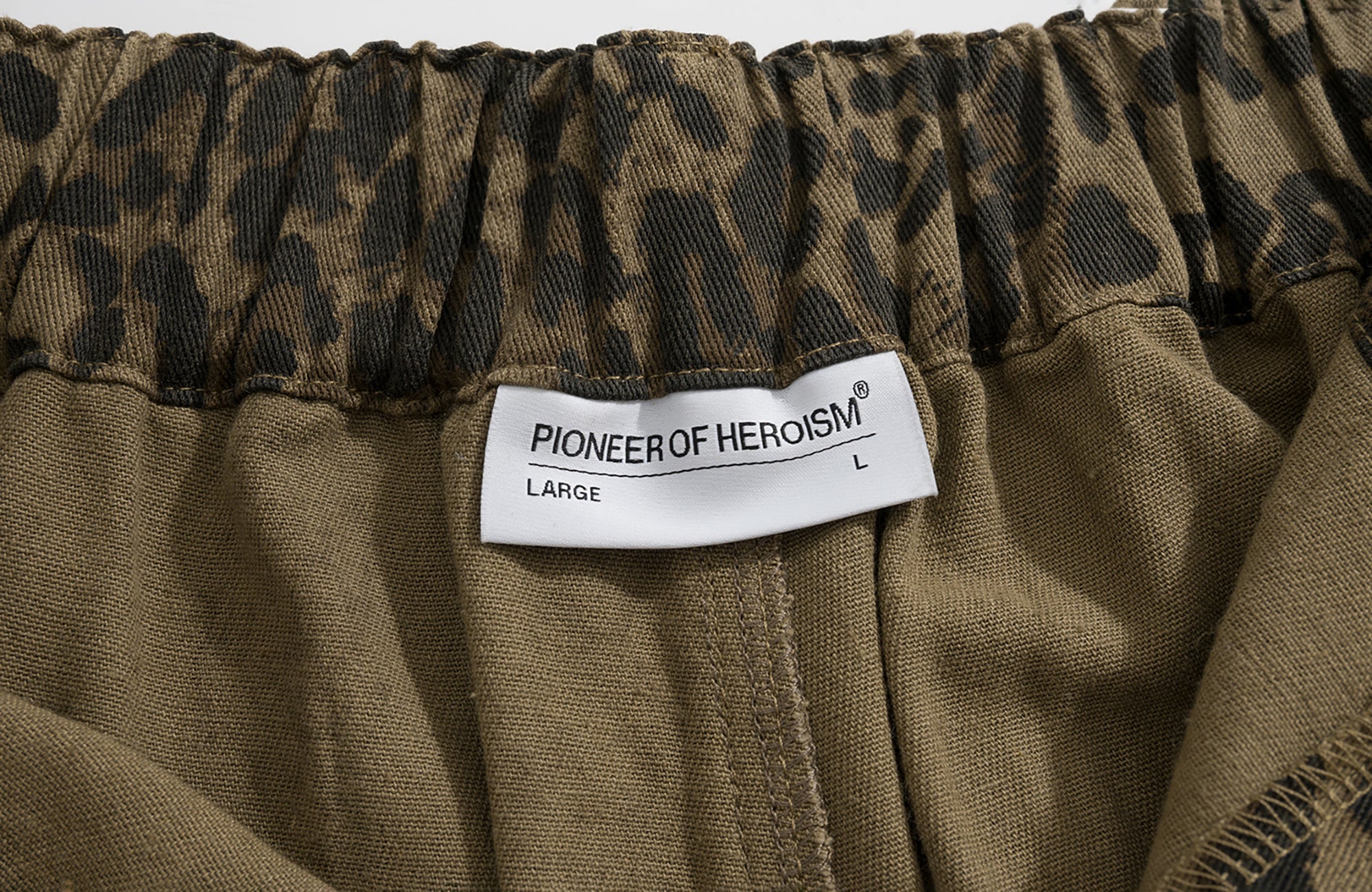 SADSOUP Leopard Cargo Wide-Leg Pants