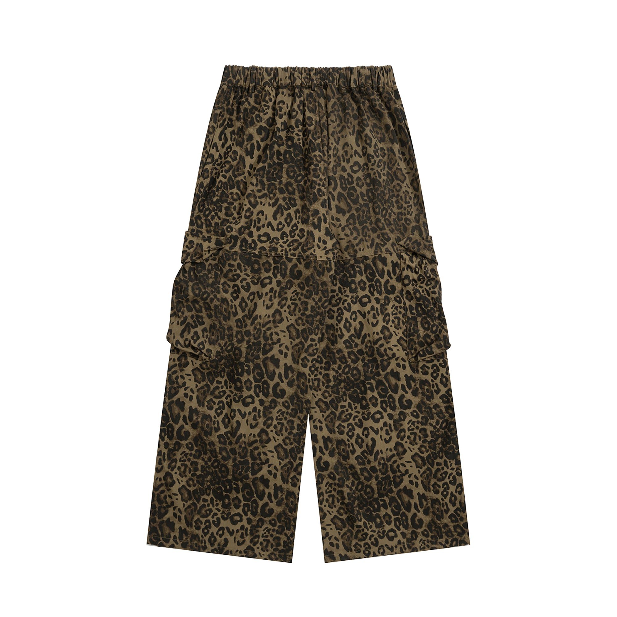 SADSOUP Leopard Cargo Wide-Leg Pants