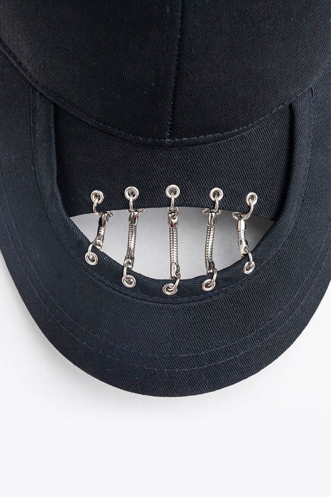 INSIDE OUT Chained Cut-Out Cap, premium urban and streetwear designers apparel on PROJECTISR.com, INSIDE OUT
