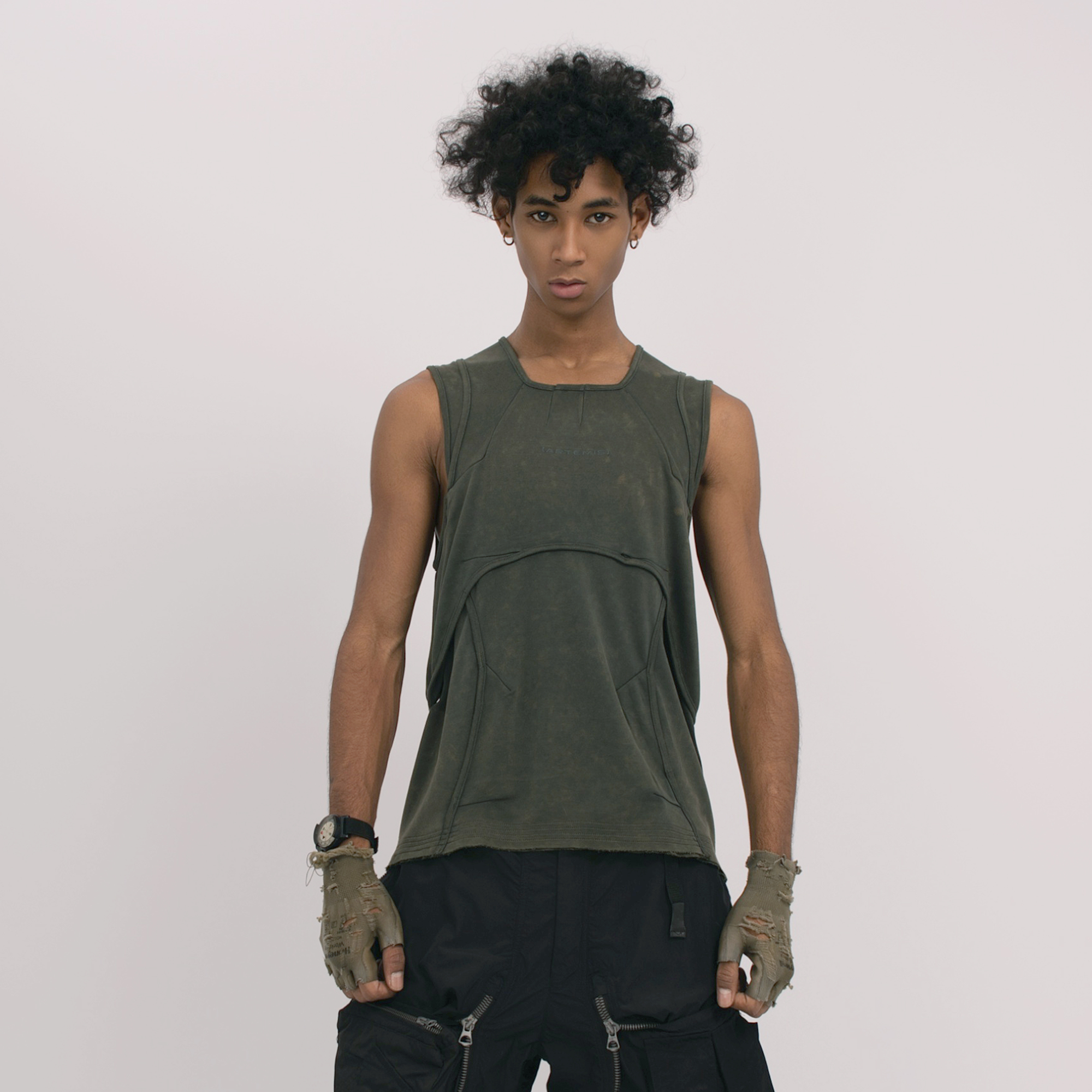 STEAM Deconstructed Spliced Washed Vest