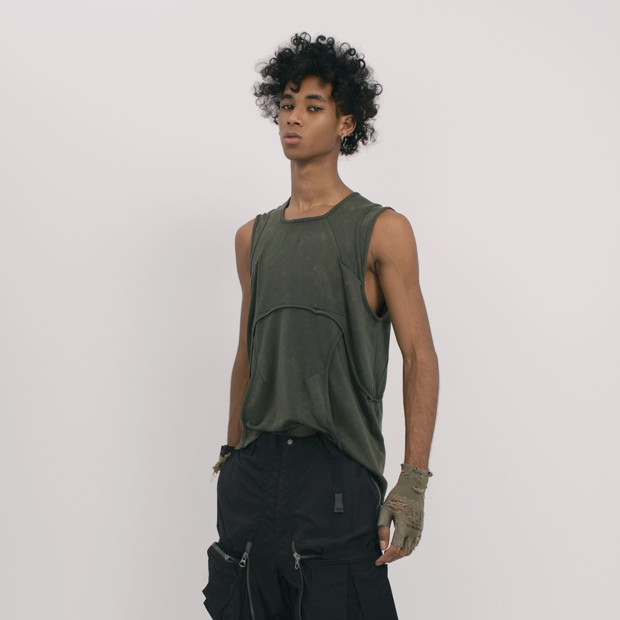 STEAM Deconstructed Spliced Washed Vest