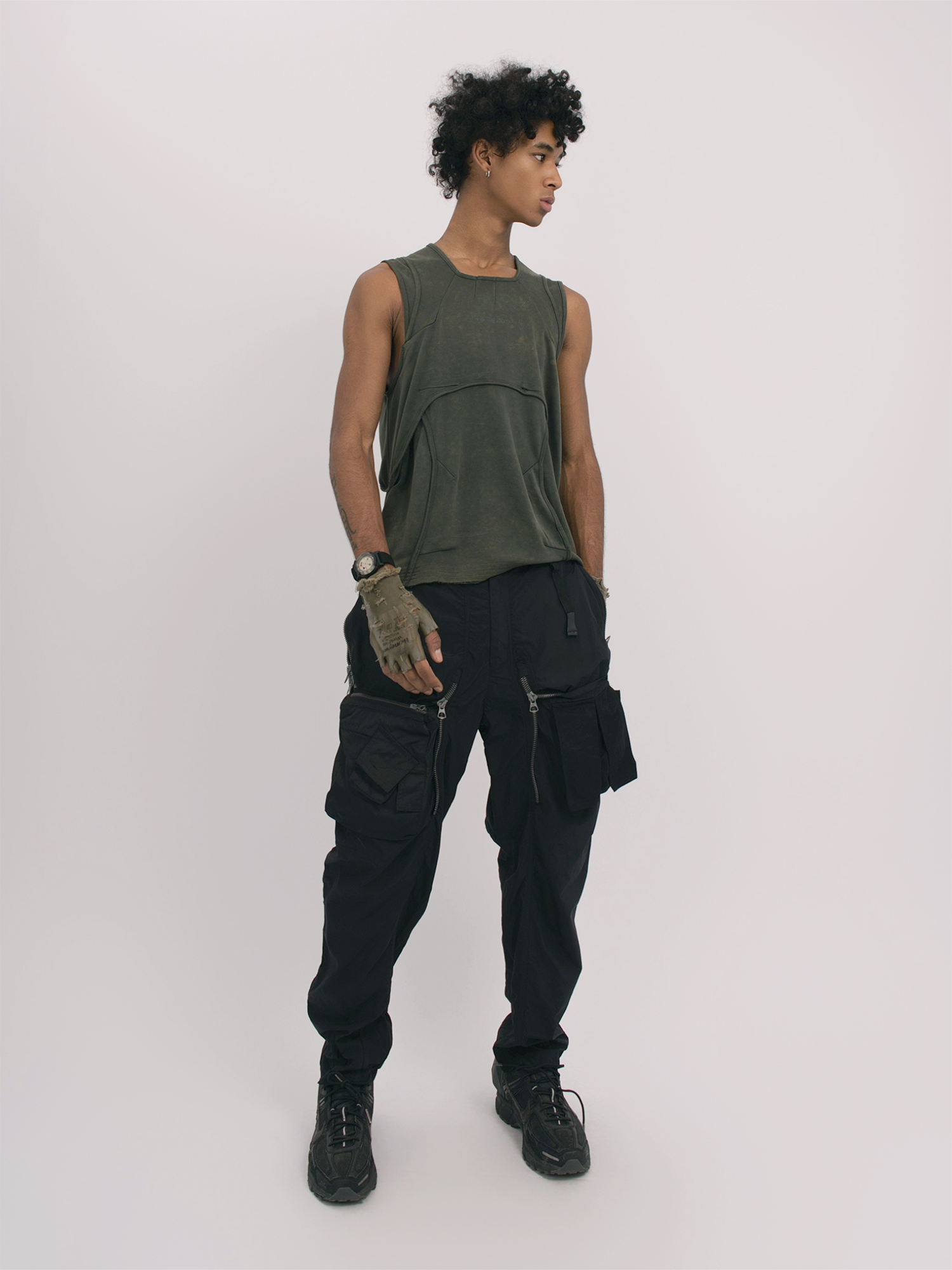 STEAM Deconstructed Spliced Washed Vest