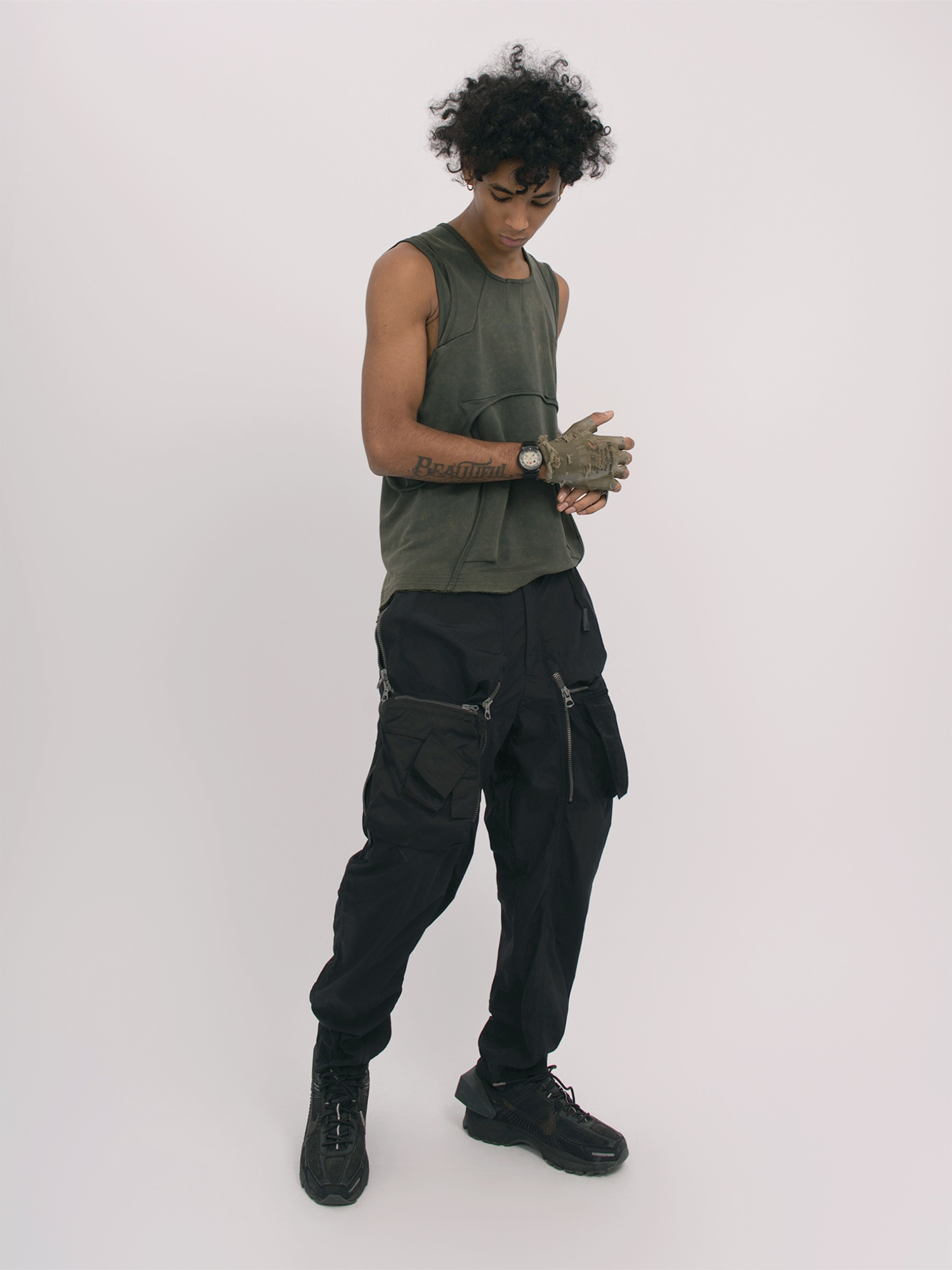 STEAM Deconstructed Spliced Washed Vest
